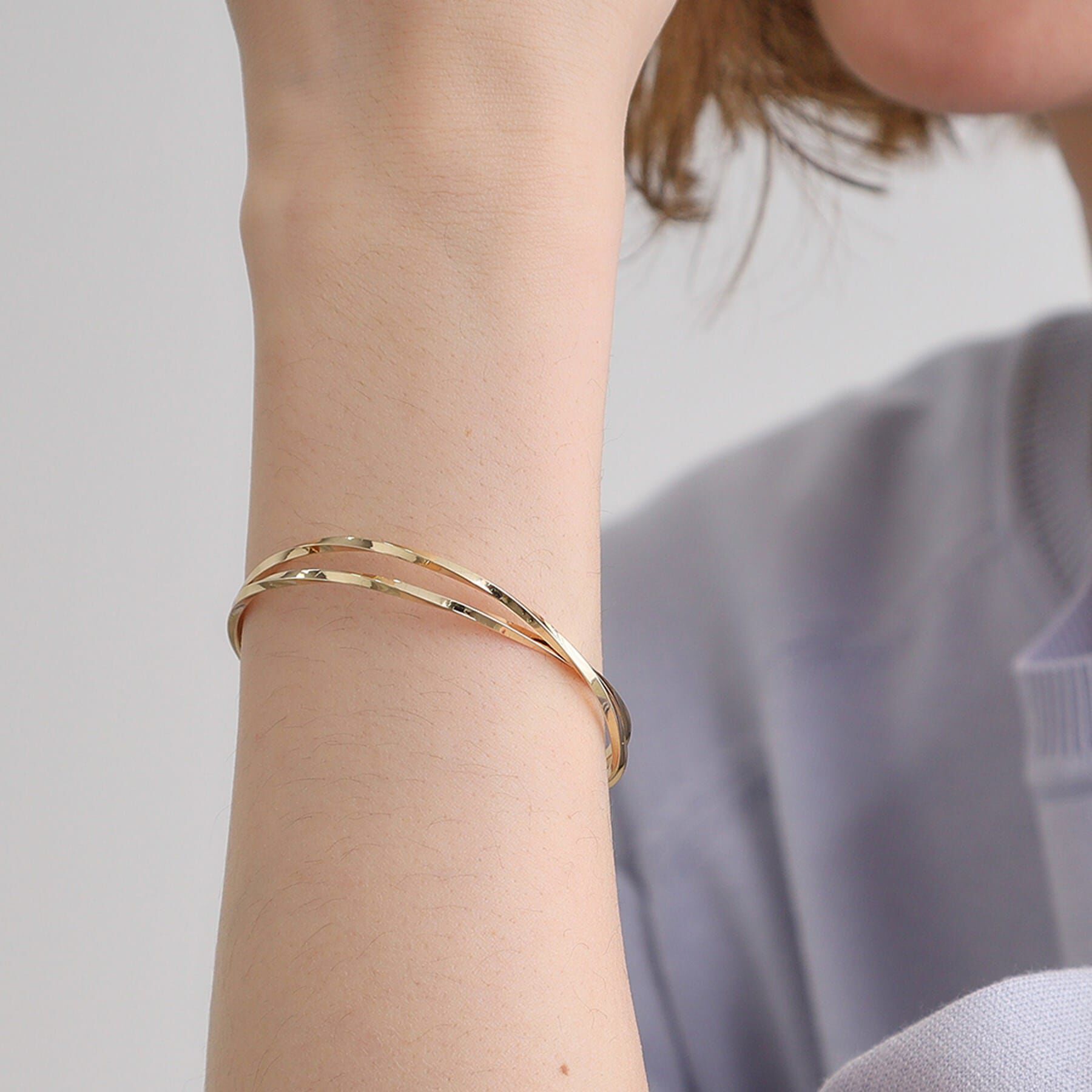 grove「クロスメタルバングル」|ブレスレット・バングル|