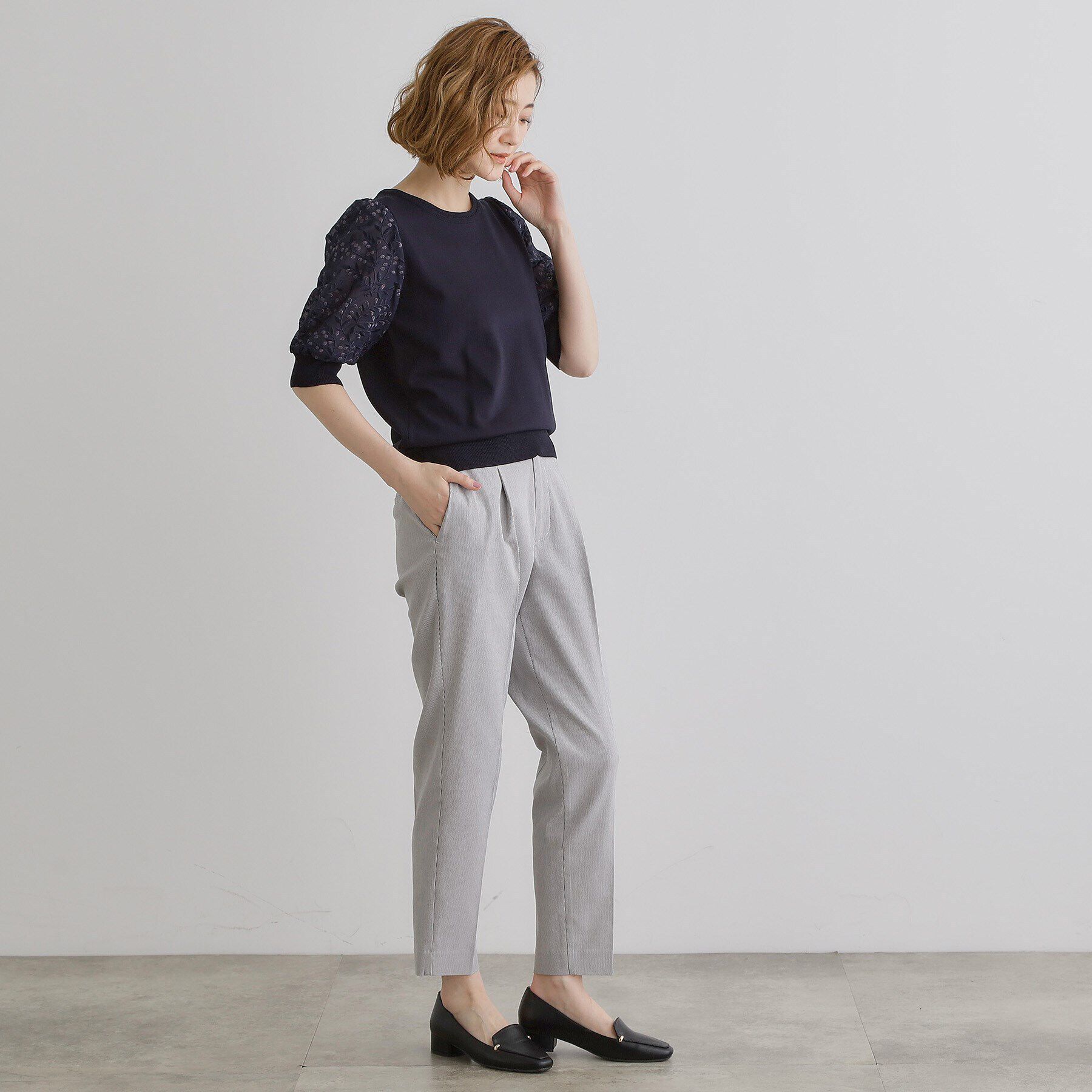 grove「【接触冷感】ハイパーストレッチテーパード」|その他|