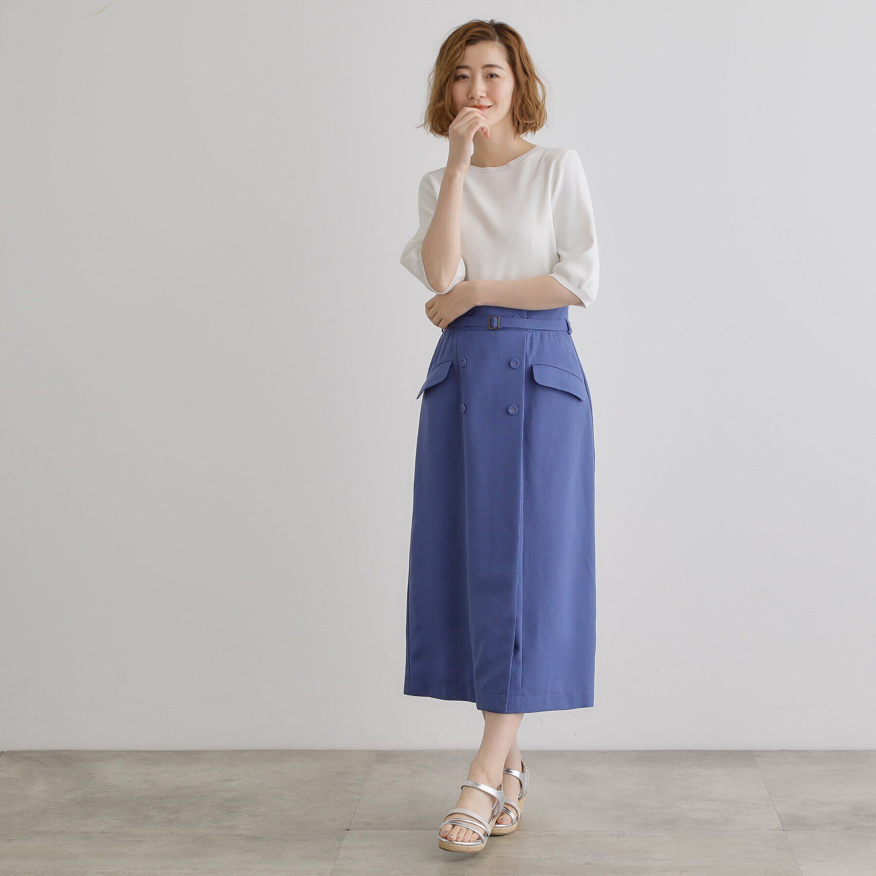 grove「カナパトレンチライクスカート」|スカート|