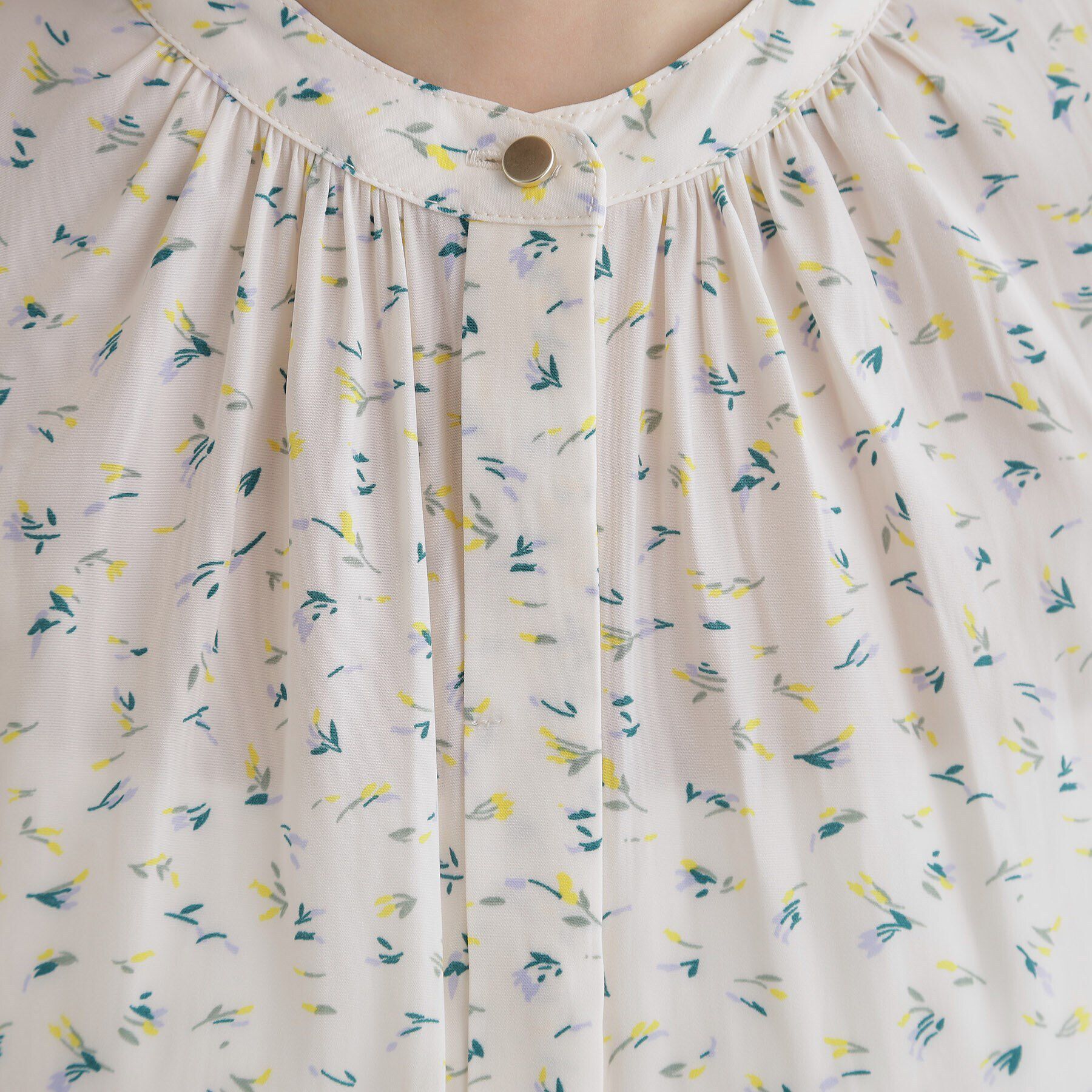 grove「【洗える】ヴィンテージサテンウイングスリーブブラウス」|シャツ・ブラウス|