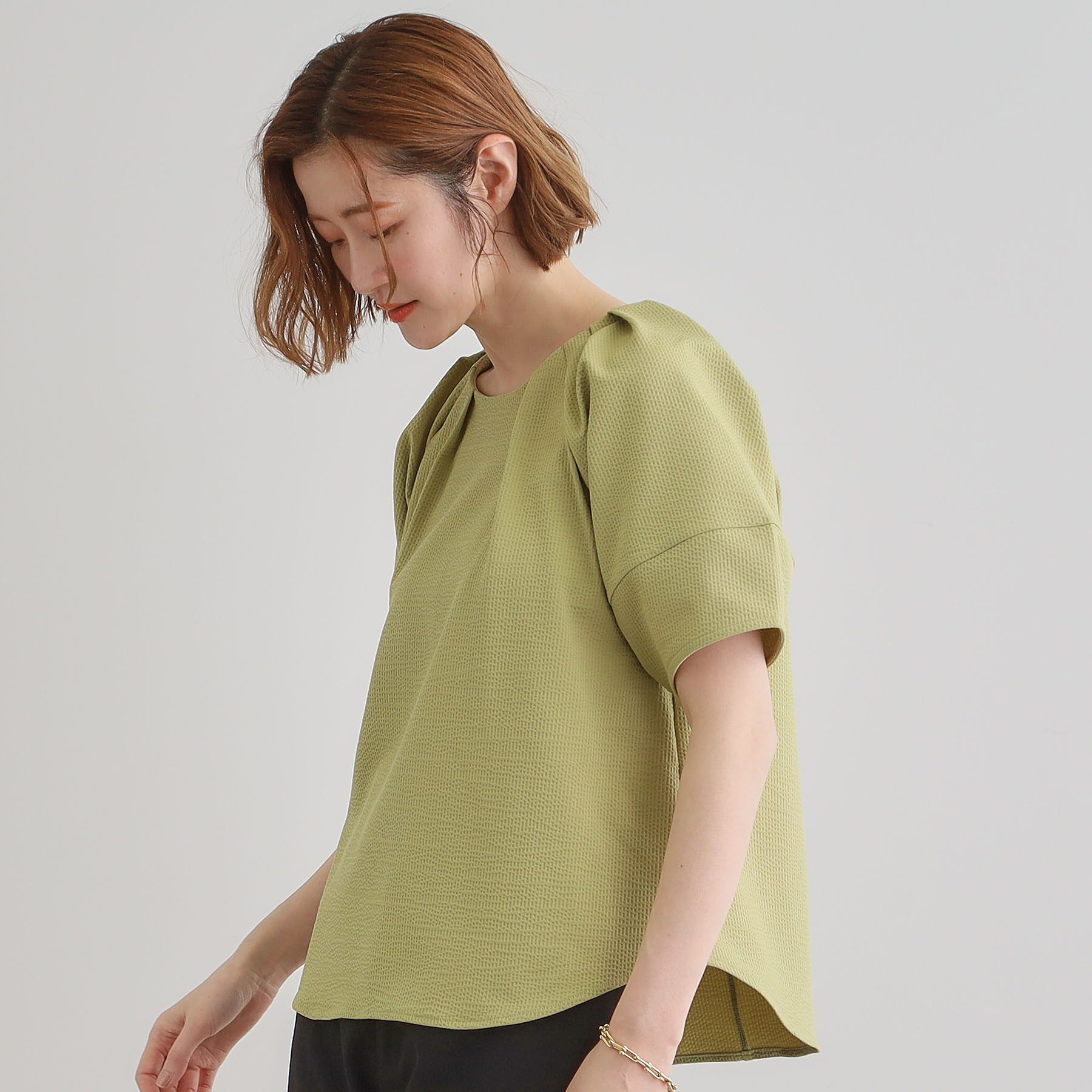 grove「楽してきまる ランタンスリーブプルオーバー」|Tシャツ・カットソー|