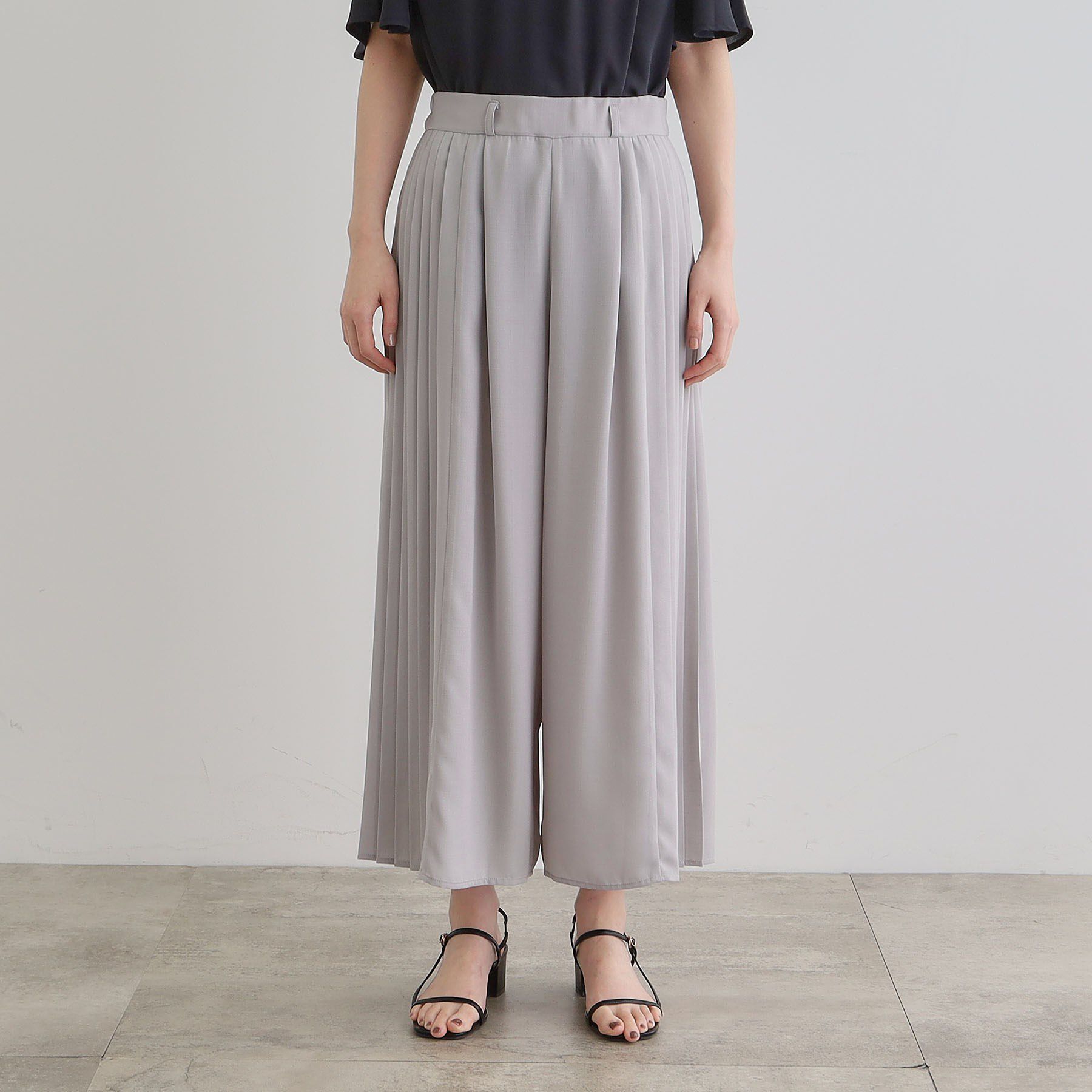 grove「さらっと軽やか サイドプリーツスカーチョ」|その他|