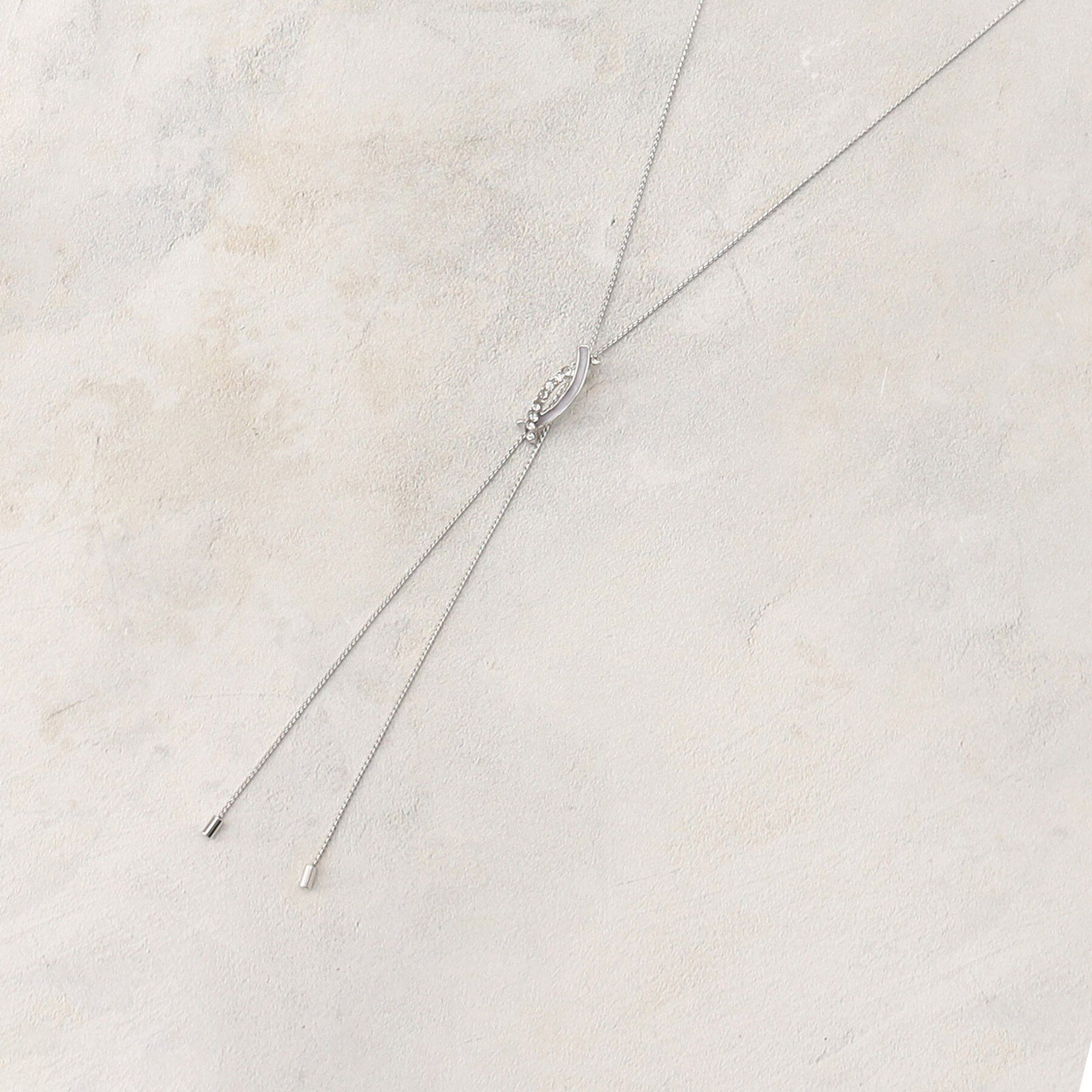 grove「エボビジュースライドネックレス」|ネックレス|グレー(012)