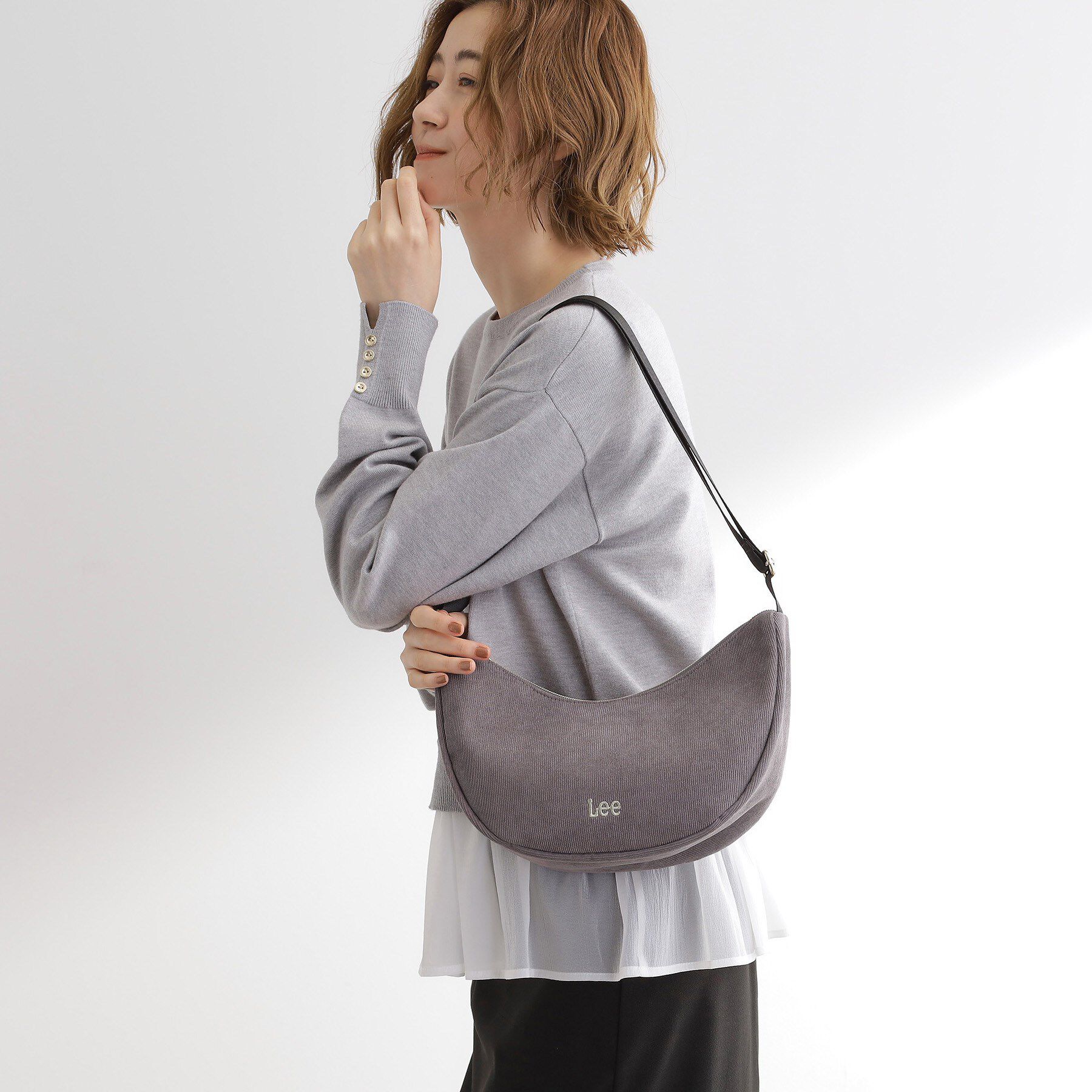 grove「【Lee別注】コーデュロイムーンショルダー」|ショルダー・メッセンジャー|