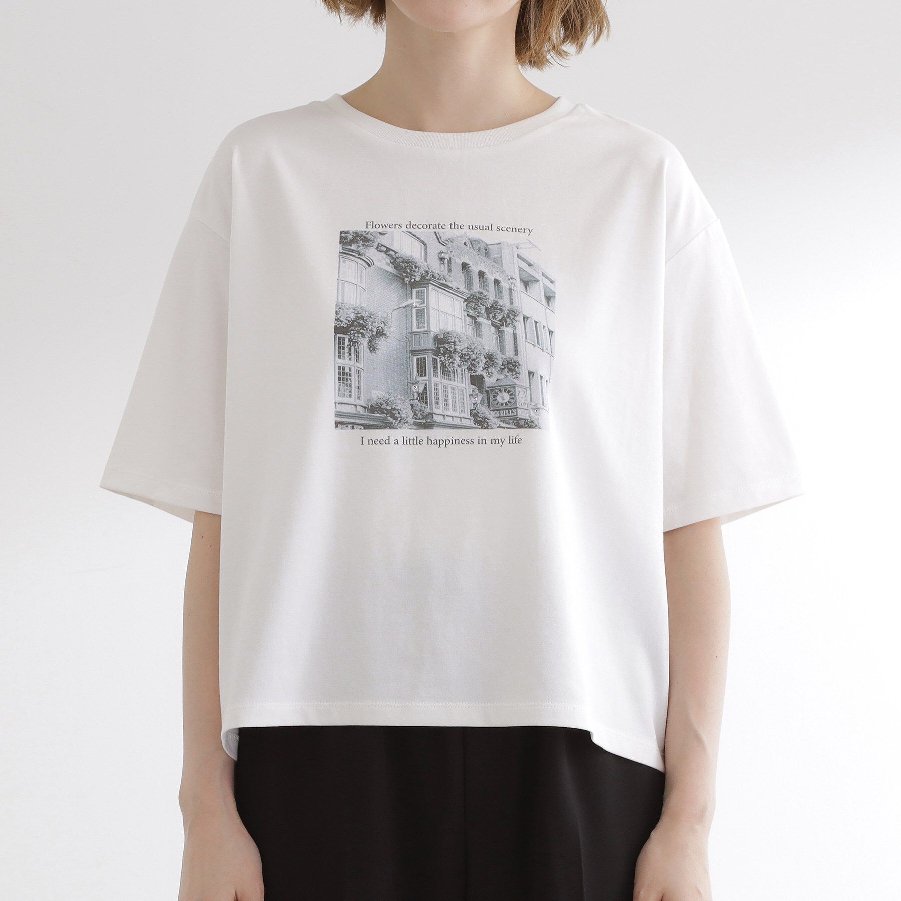 grove「夏に映える　大人のクロップドTシャツ」|Tシャツ・カットソー|