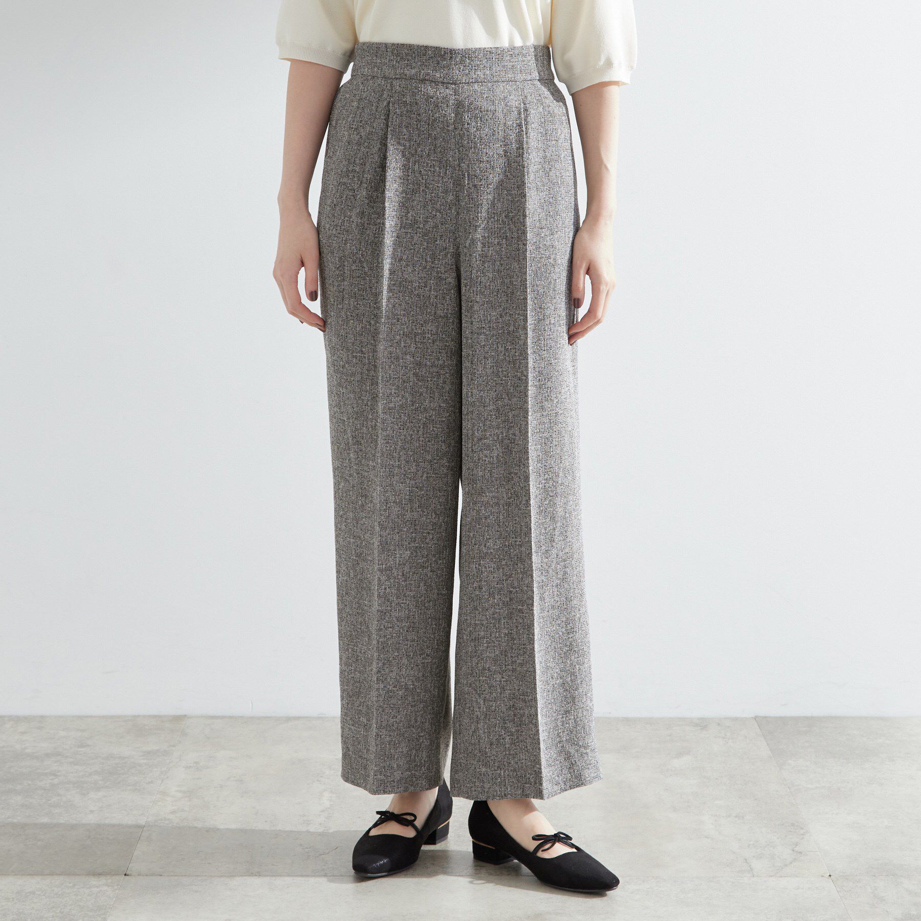 grove「【2点SET/体型カバー】夏から秋まで着まわせる！プリーツビスチェセットアップ」|スーツ|