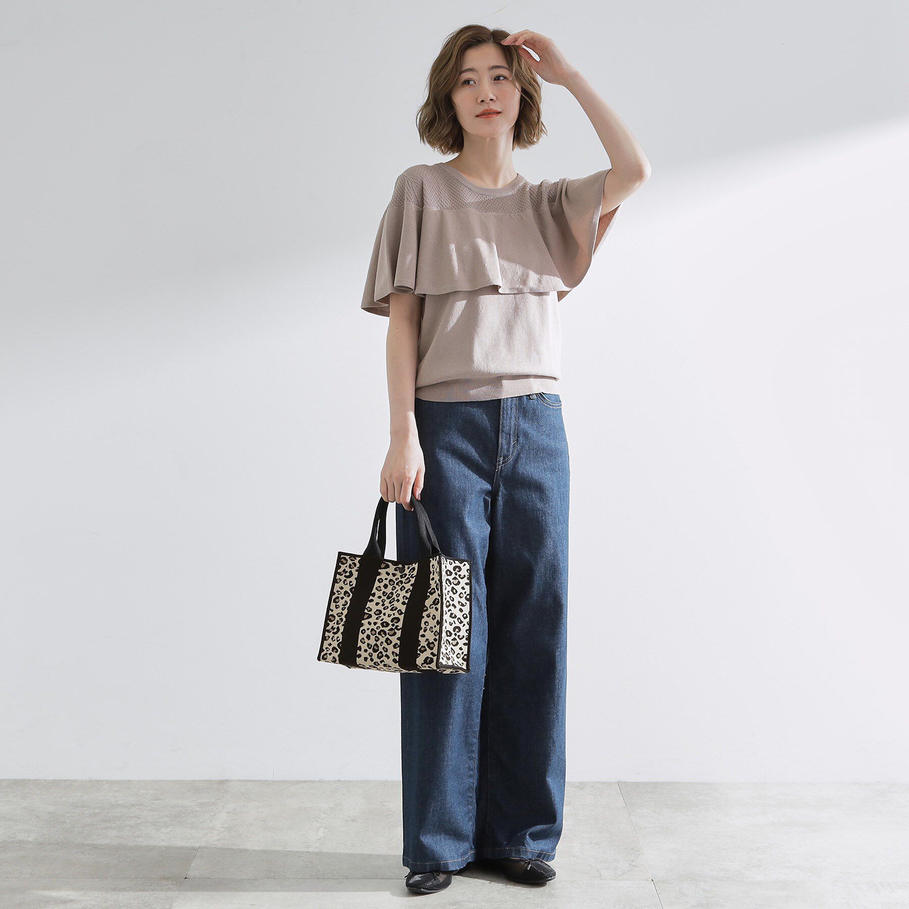 grove「ニットアソート2WAYトート」|トートバッグ|