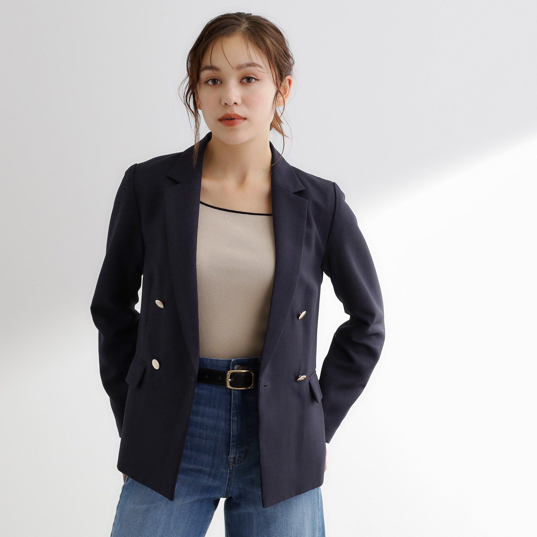 grove「【カセット服】ダブルブレストテーラードジャケット」|テーラードジャケット|