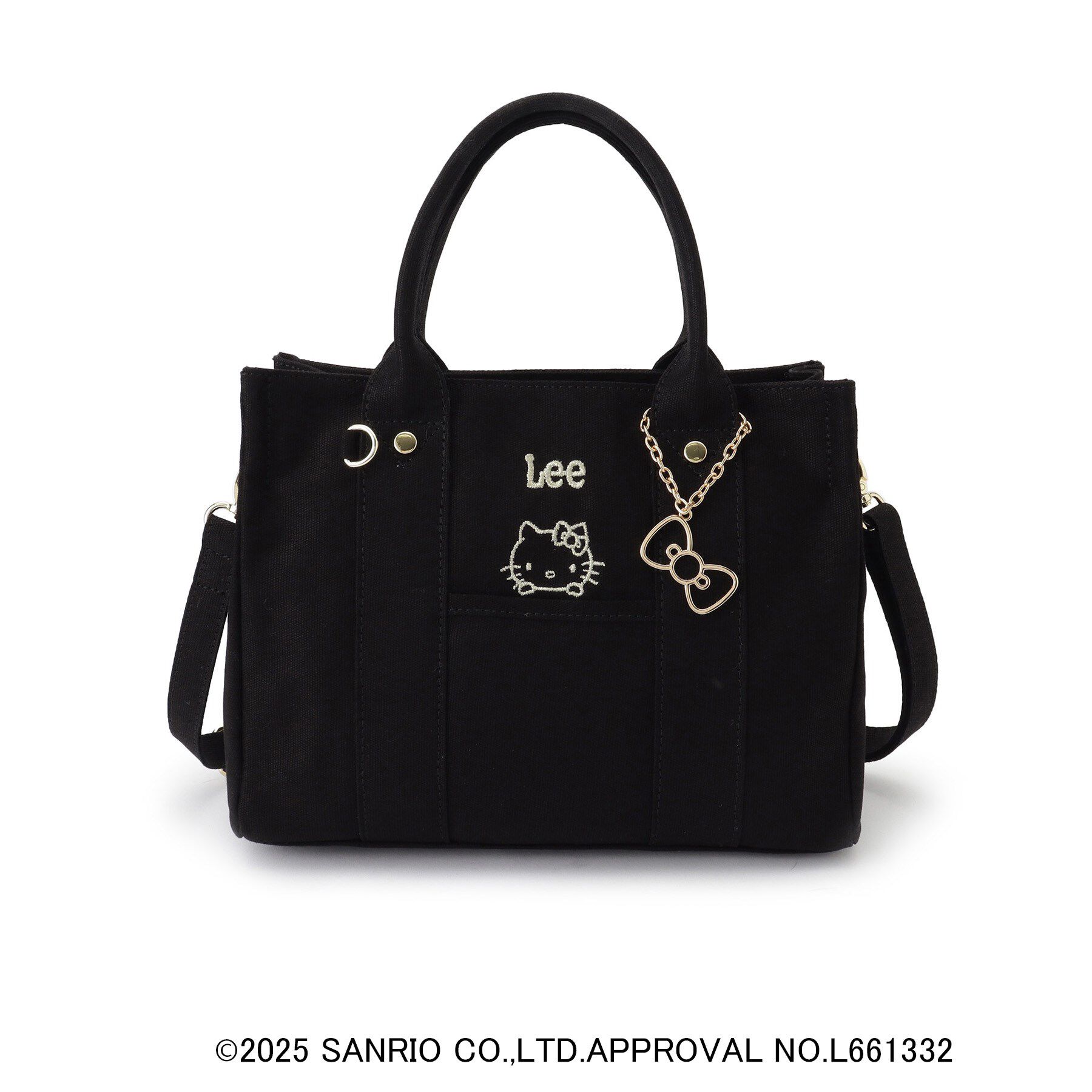 grove「【ハローキティ】Lee別注ポケット刺繍スクエアトート」|トートバッグ|