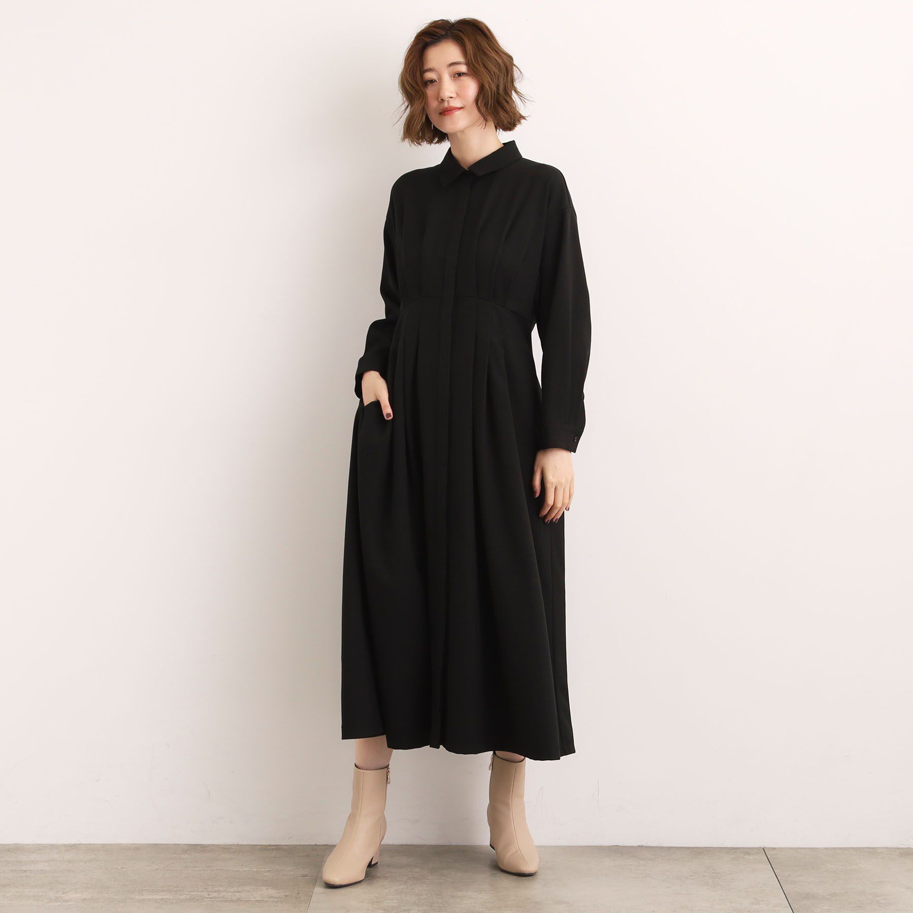 grove「品よくまとう、大人のシャツワンピース」|ワンピース|