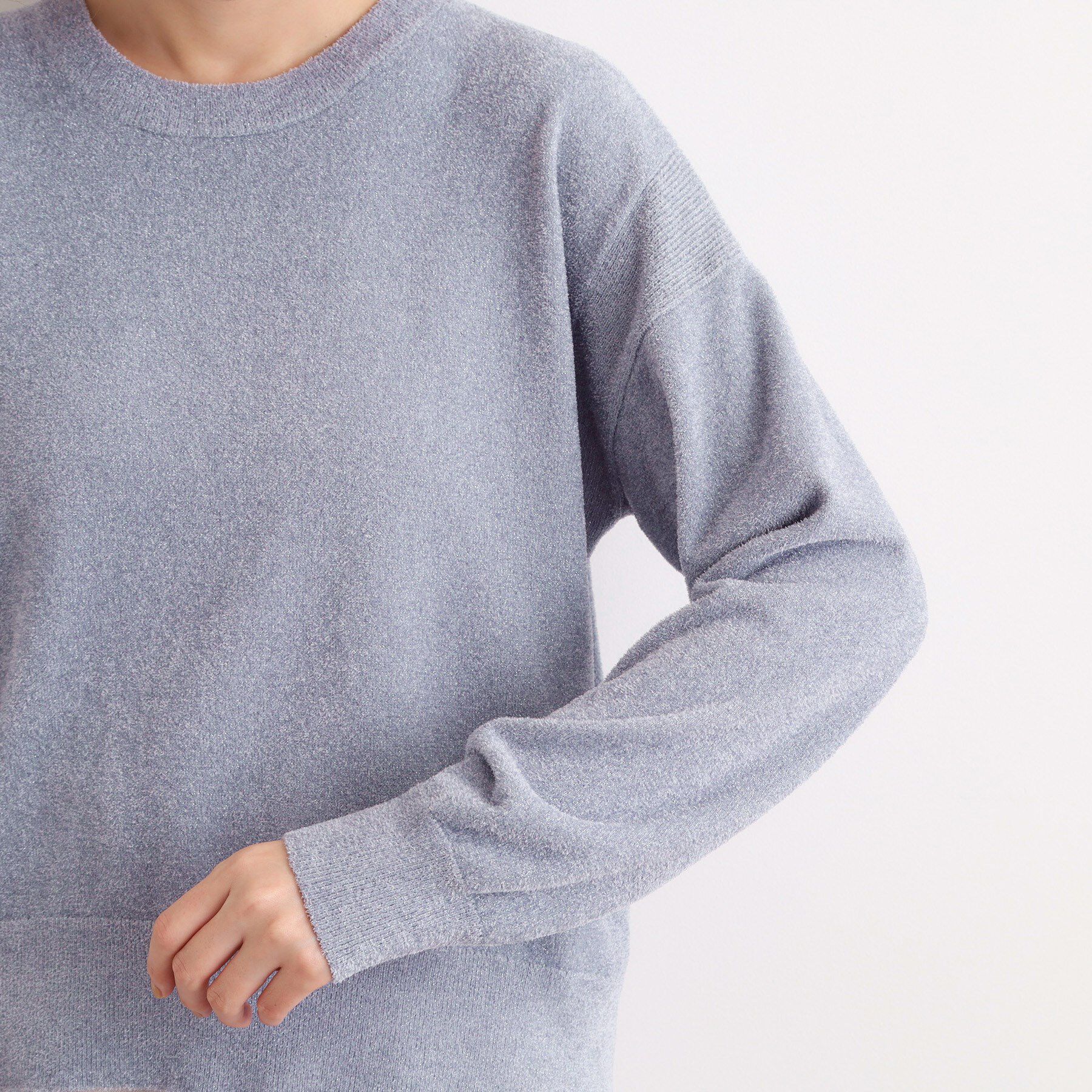 grove「ラメモールヤーンプルオーバーニット」|ニット・セーター|