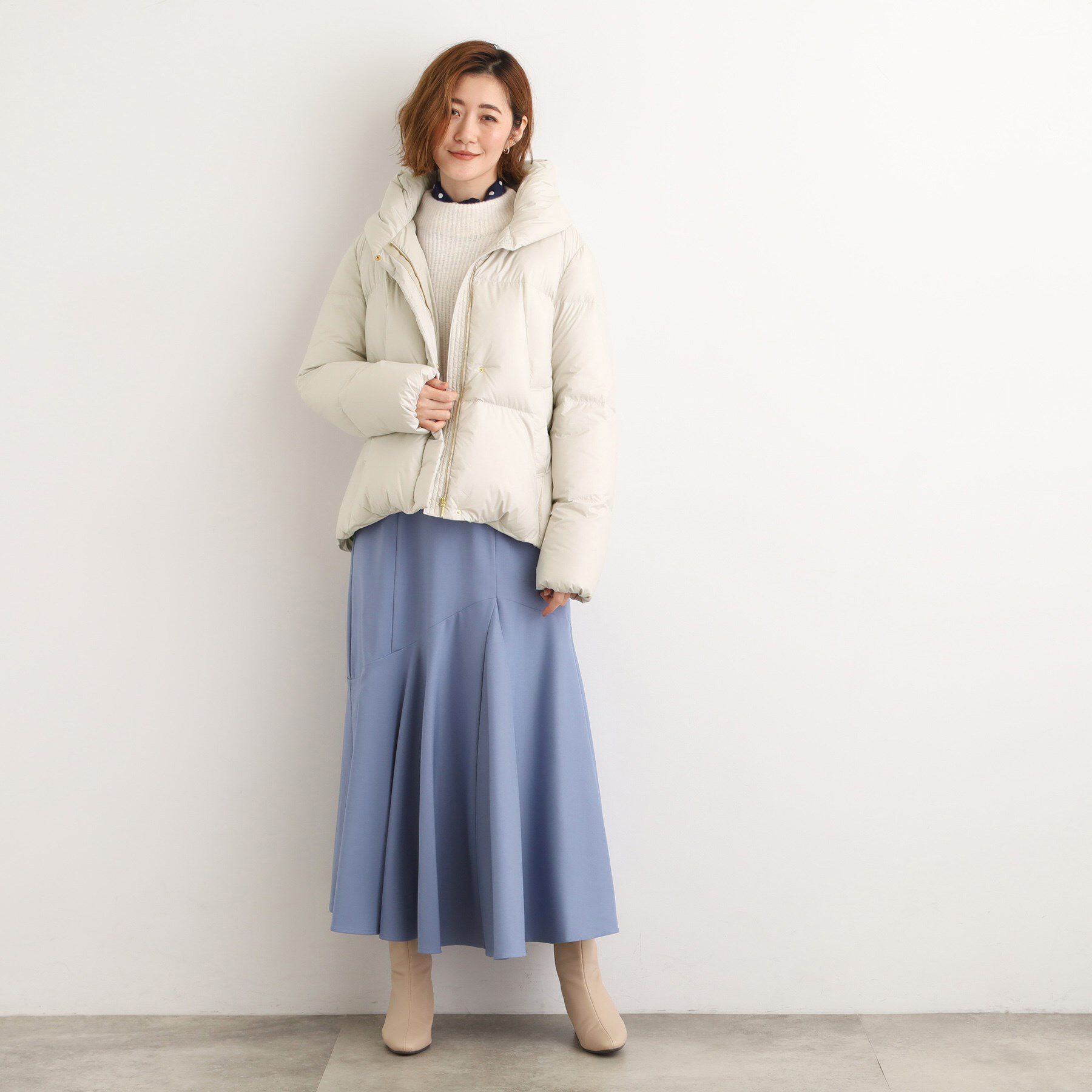 grove「【名品アウター／800FP・多機能】つつまれダウンショート」|ダウン|