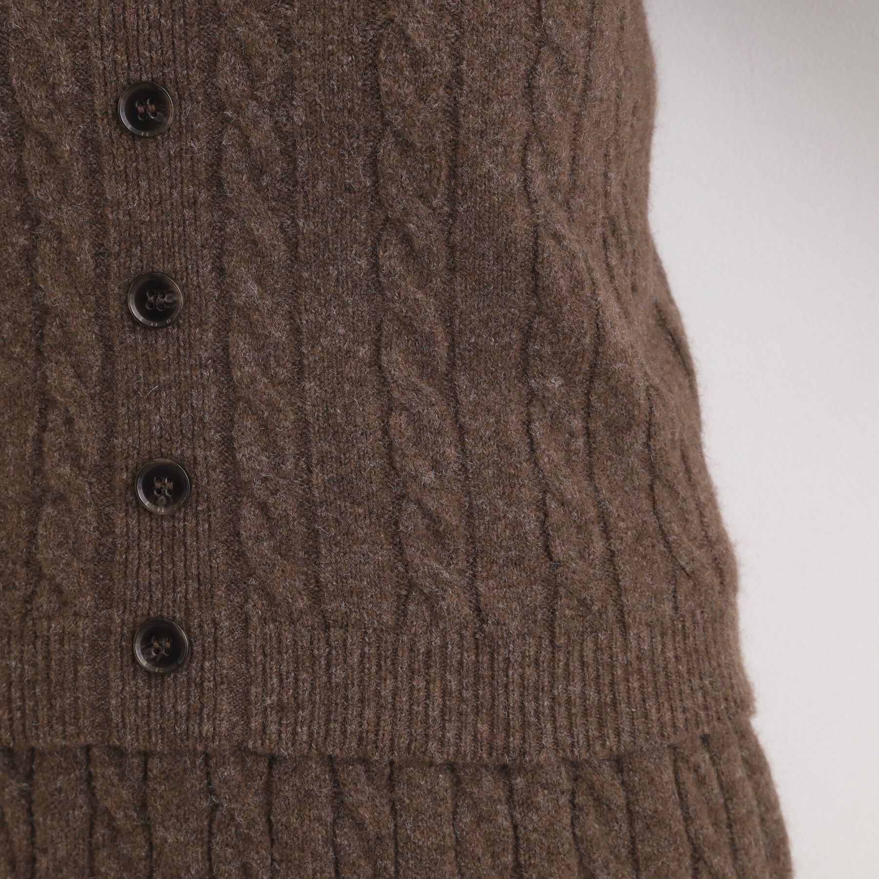 grove「【SETITEM】ケーブルニットビスチェ」|ニット・セーター|