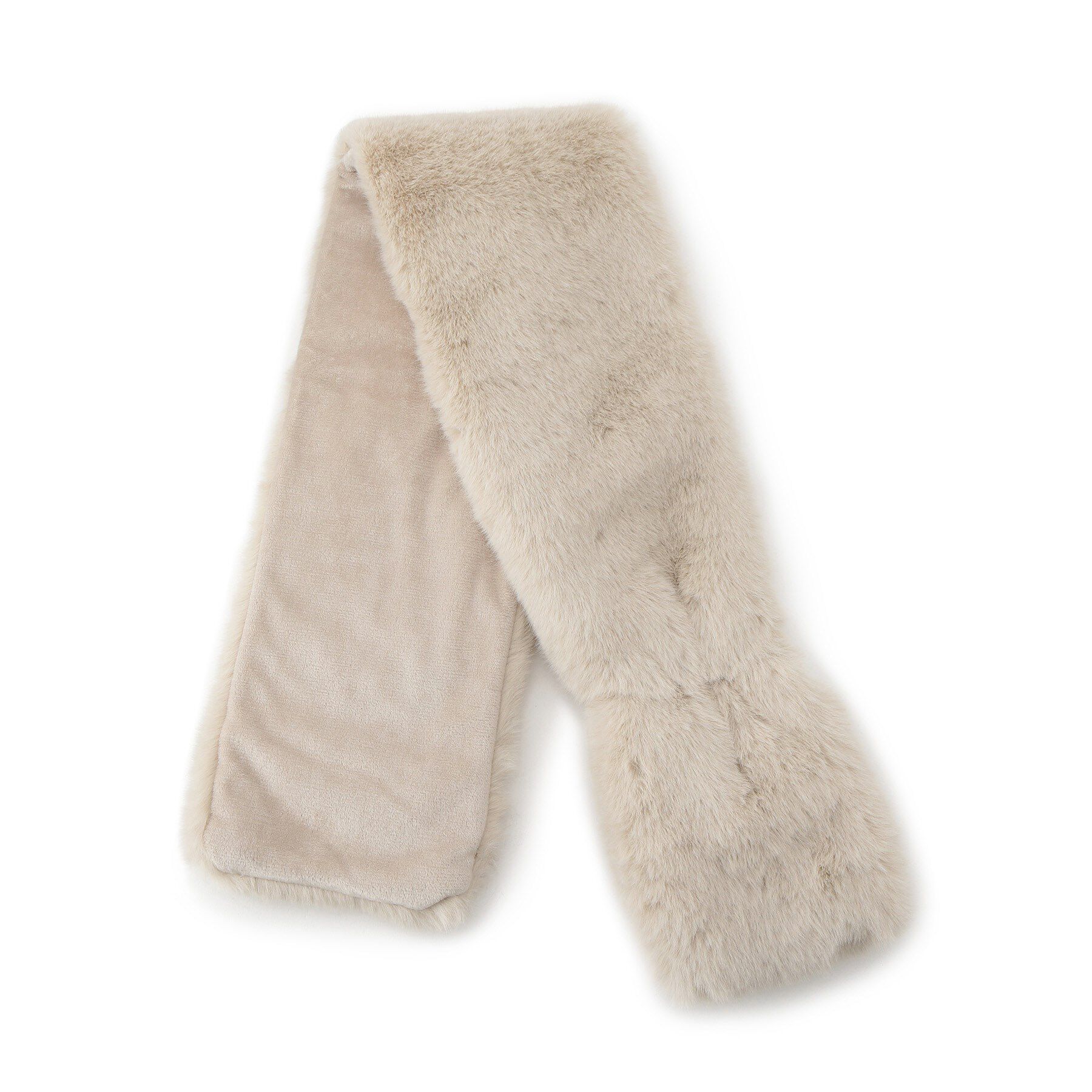 grove「フェイクファー差し込みティペット」|ストール|