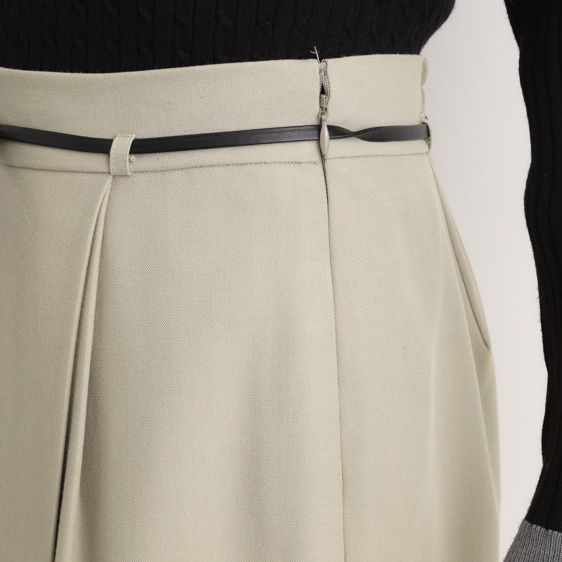 grove「合皮ベルト付きナロースカート」|スカート|