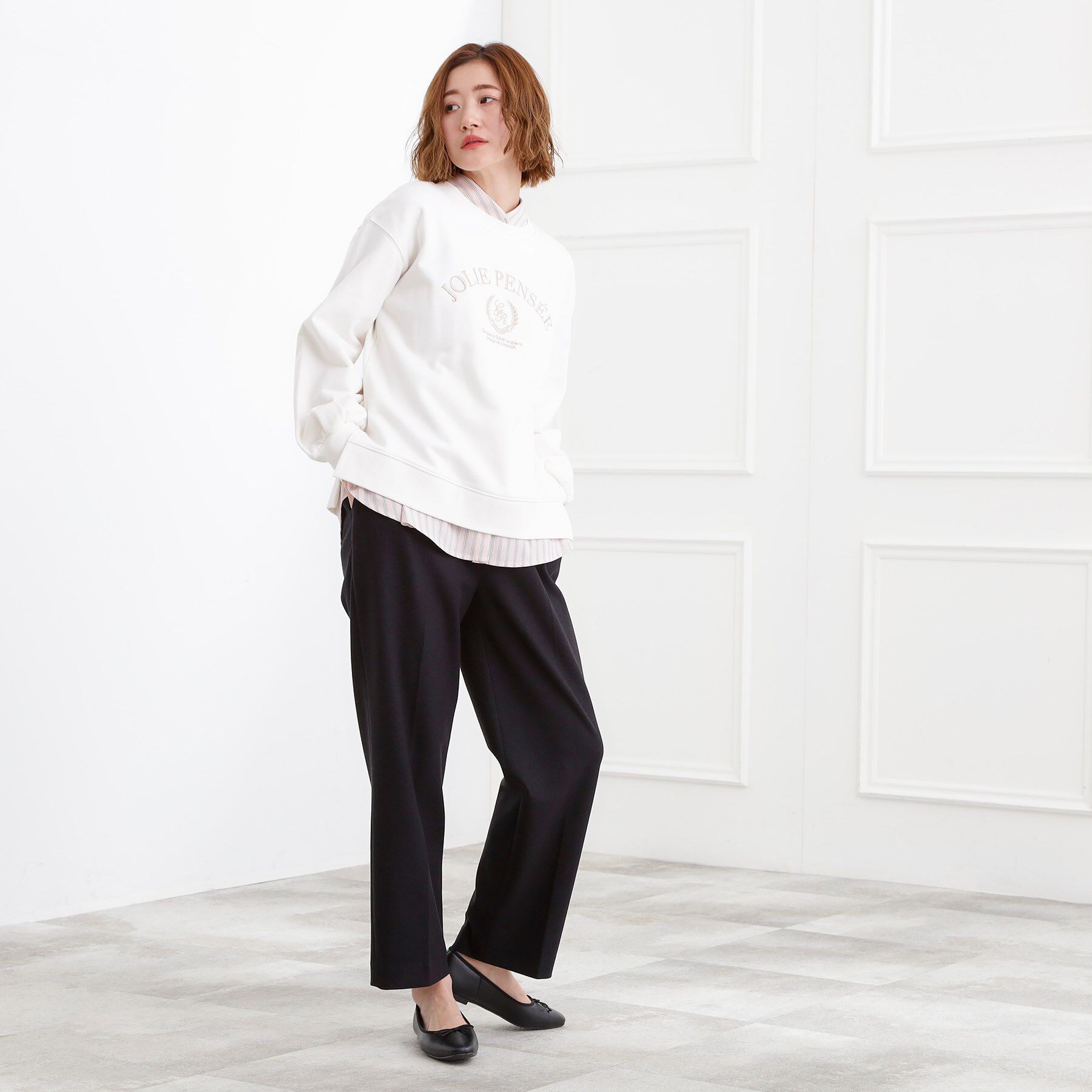 grove「【あったか起毛】きれいも暖かさも叶える、スーパーストレッチテーパードパンツ」|その他|