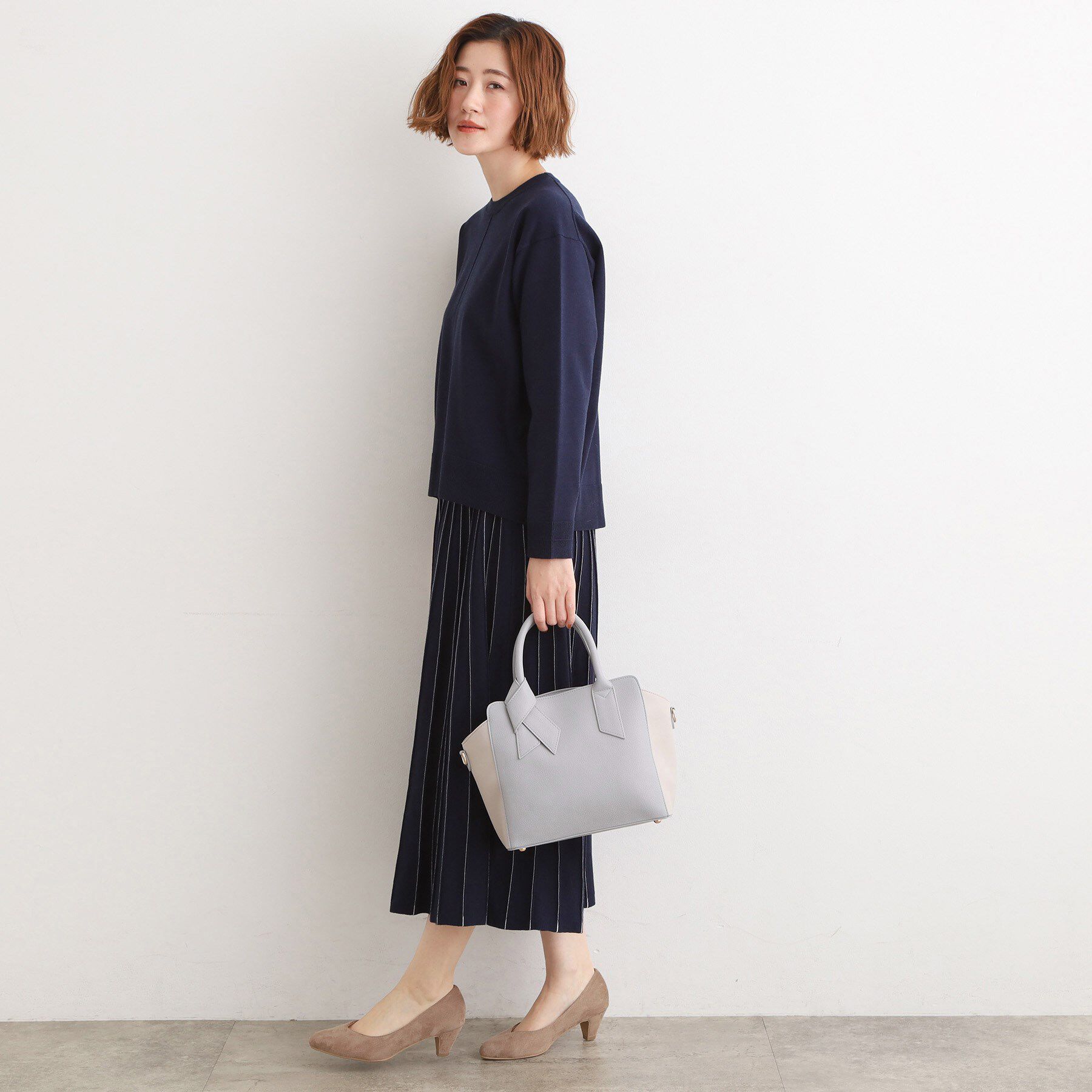 grove「【人間工学】ノットハンドル2WAYトート」|トートバッグ|