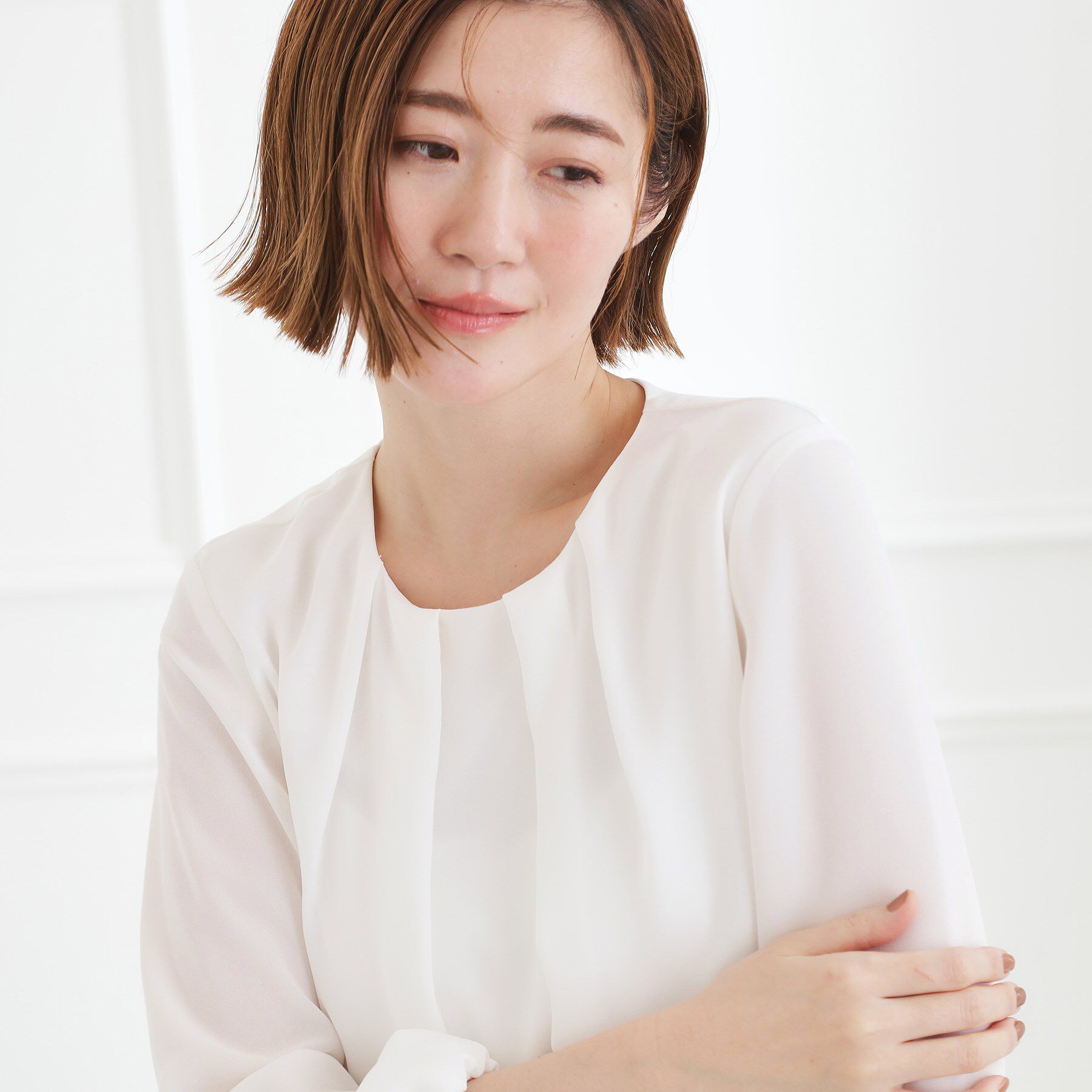 grove「【手洗いOK】パーツ付き裾バルーンブラウス」|シャツ・ブラウス|