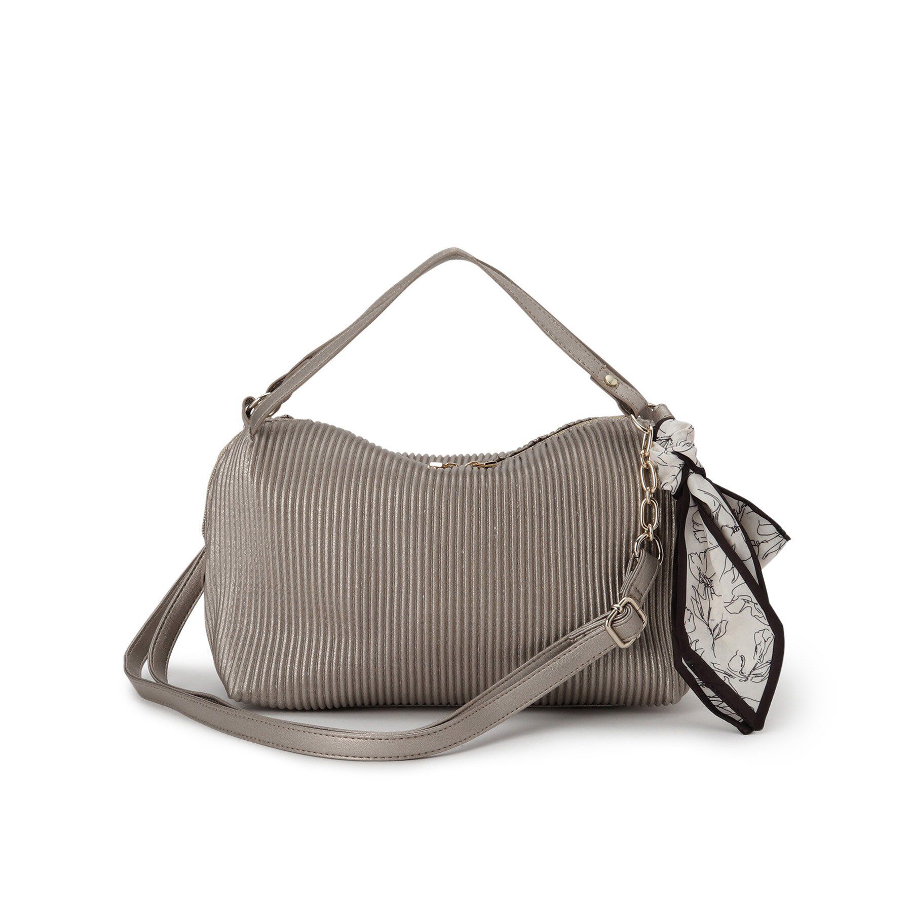 grove「プリーツチェーンスカーフショルダー」|ショルダー・メッセンジャー|