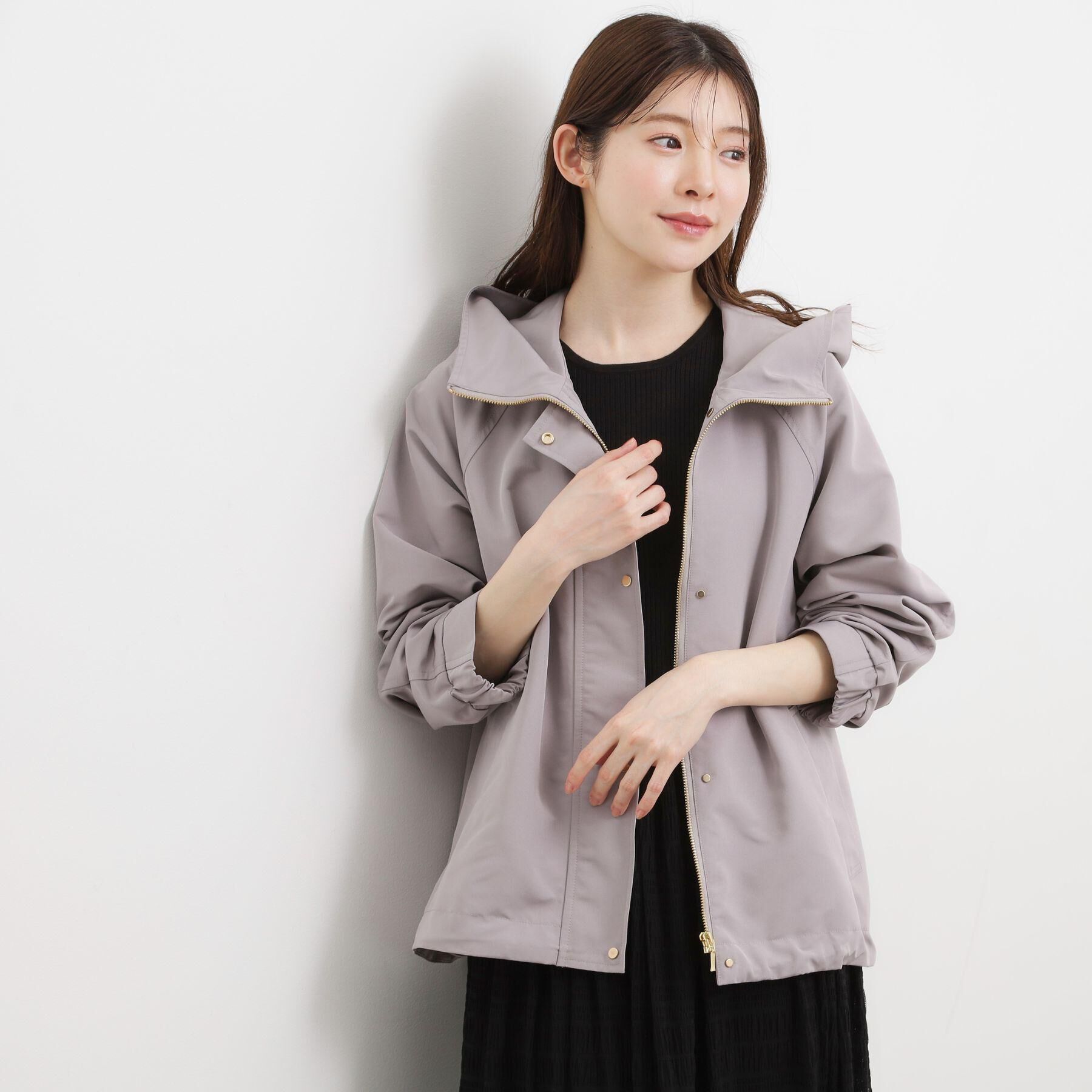 grove「【貴島明日香さん着用】【撥水】きれいめに着こなせるマウンテンパーカ」|ブルゾン・スタジャン|