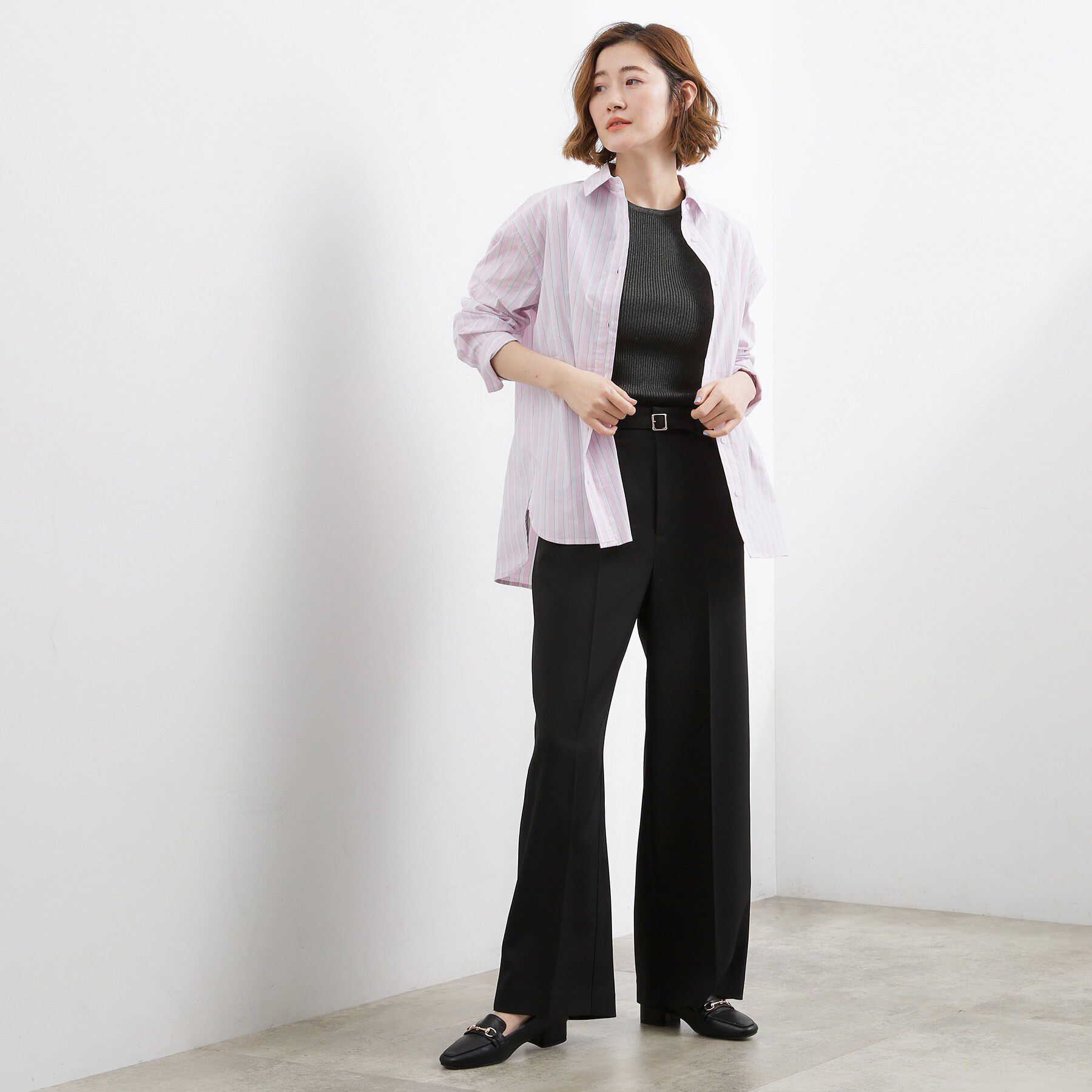 grove「リブラメニットタンク」|キャミソール|