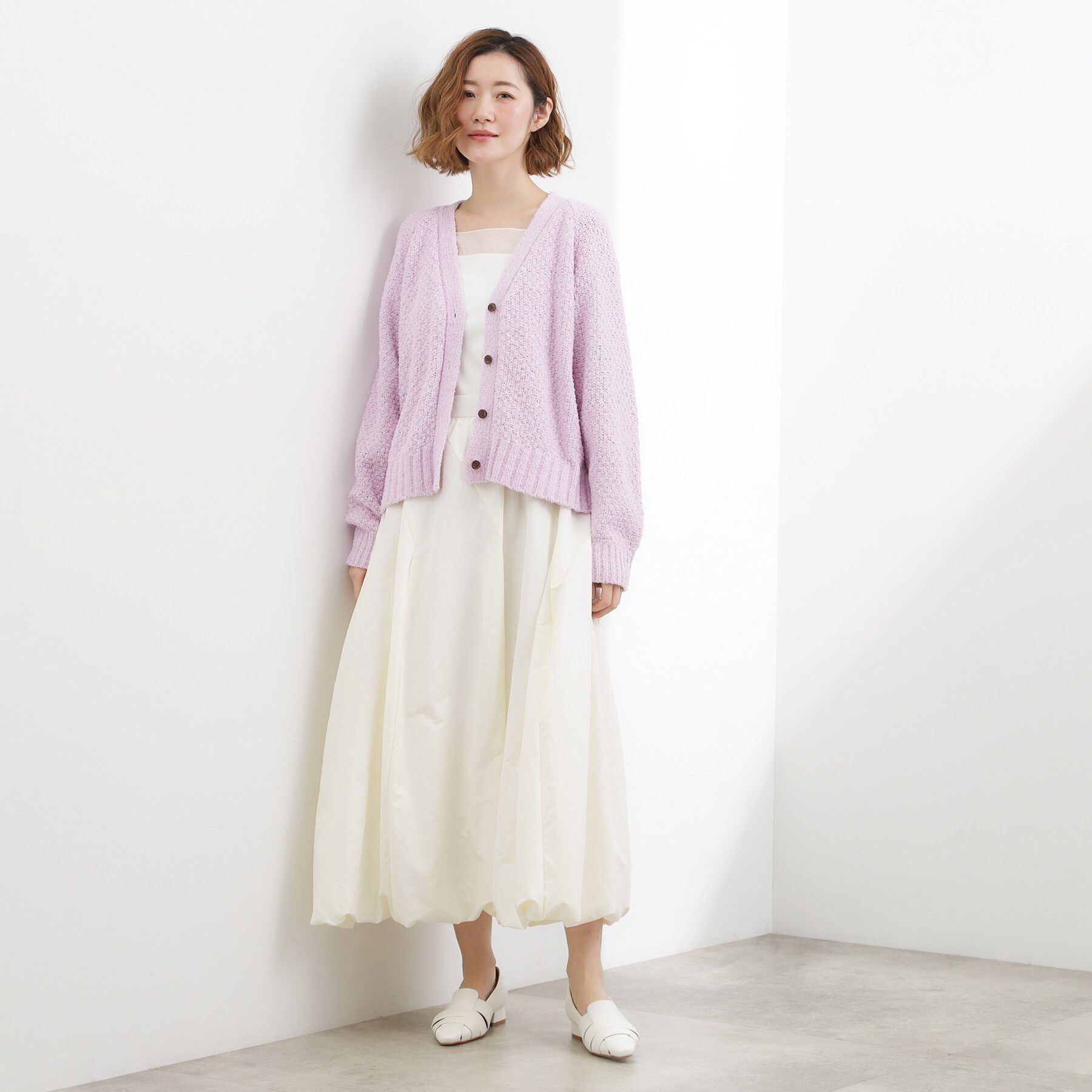 grove「【貴島明日香さん着用】シアードッキングスクエアタンク」|キャミソール|