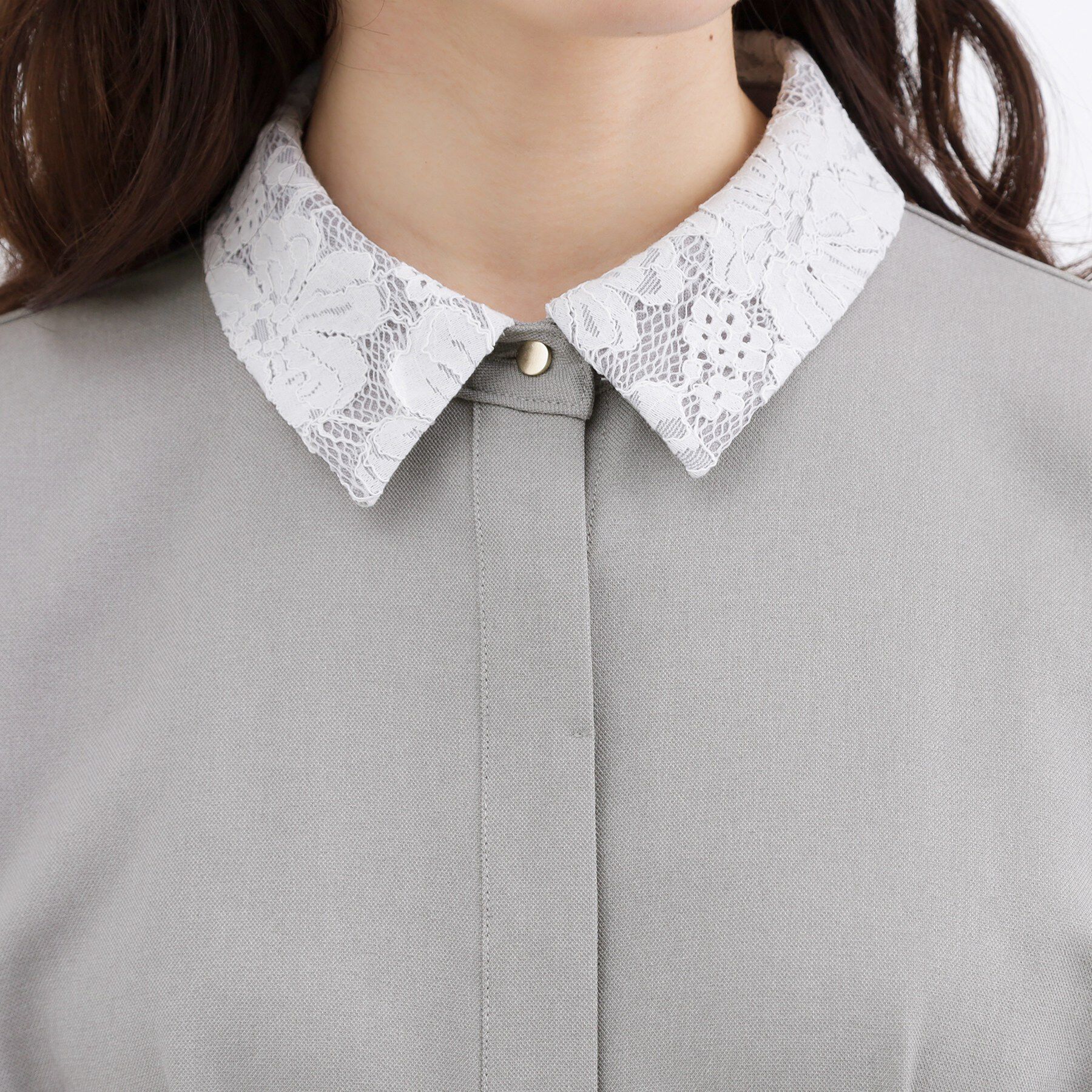 grove「晴れの日にも映える、品よく華やかなシャツワンピース」|ワンピース|