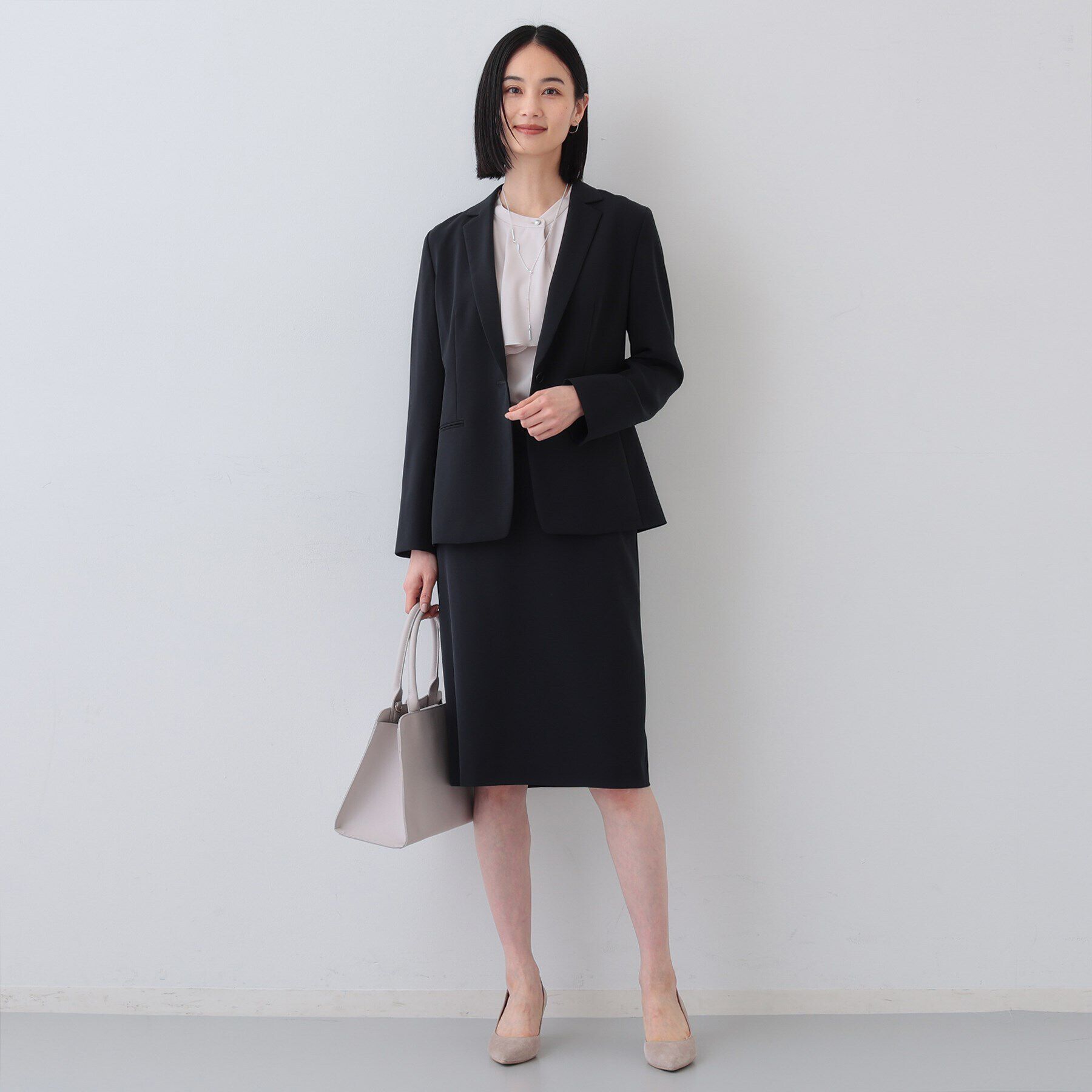 INDIVI「【洗える／UVケア／スーツ】ストレッチテーラードカラージャケット」|スーツ|