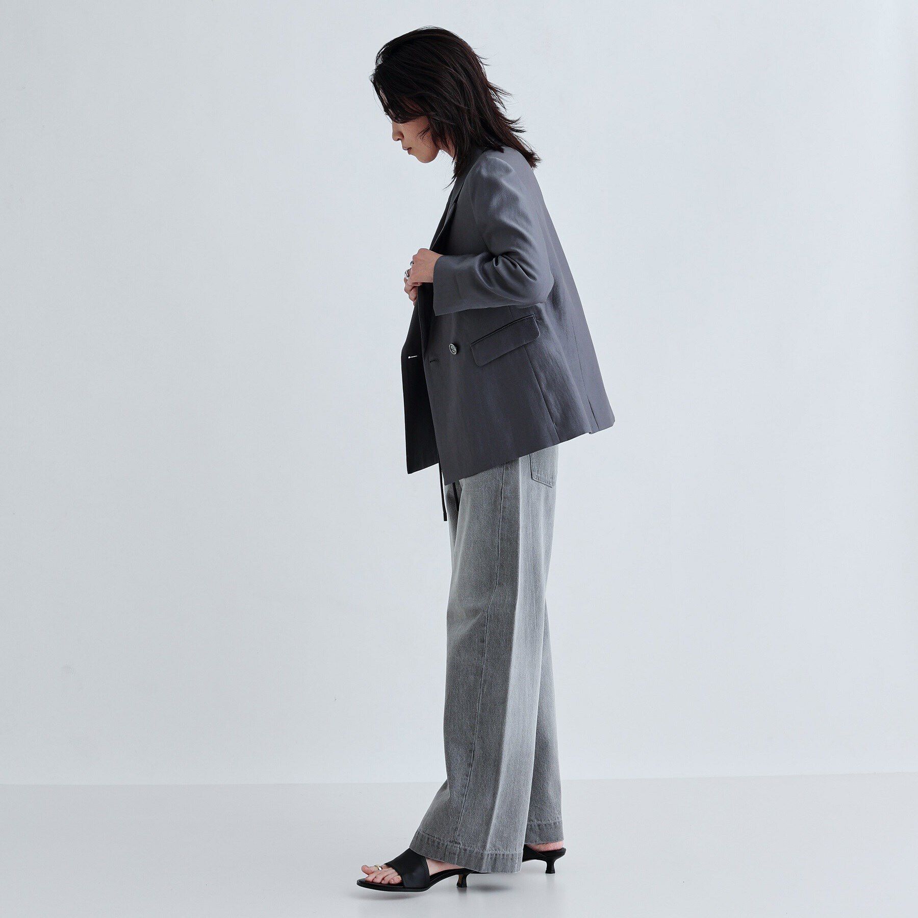 GALLEST「ワイドシームデニム」|デニム|