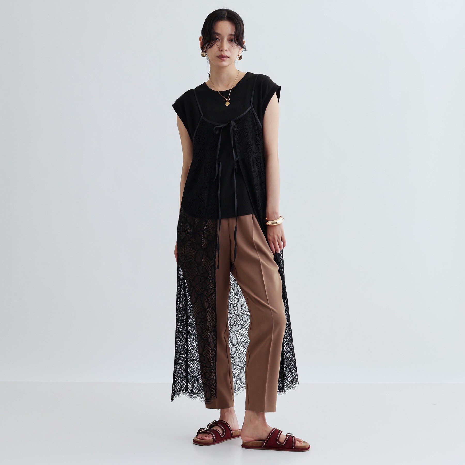 GALLEST「【接触冷感／セットアップ対応】イージーテーパードパンツ【通勤・セレモニー】」|その他|