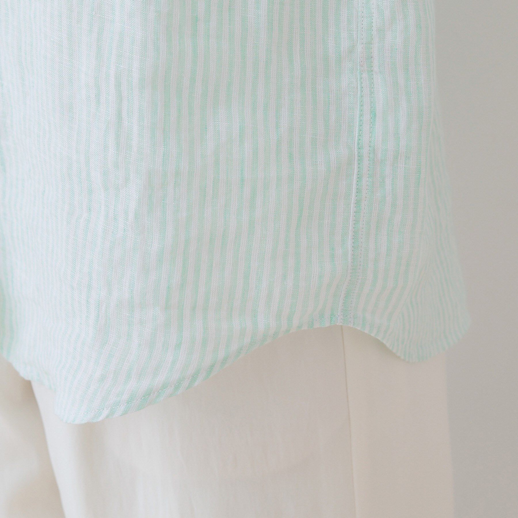 INDIVI「【毎年人気！／フレンチリネン】ベーシックシャツ」|シャツ・ブラウス|