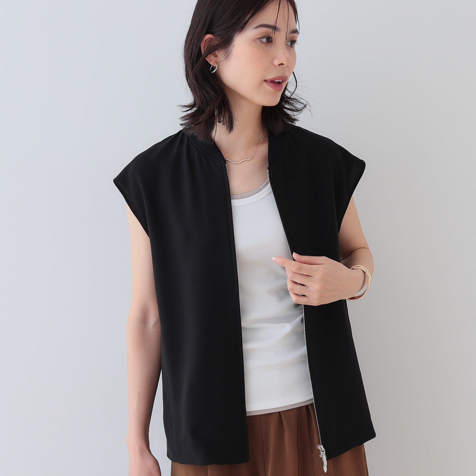 INDIVI「【洗える／前後2WAY】インナータンクトップ」|キャミソール|