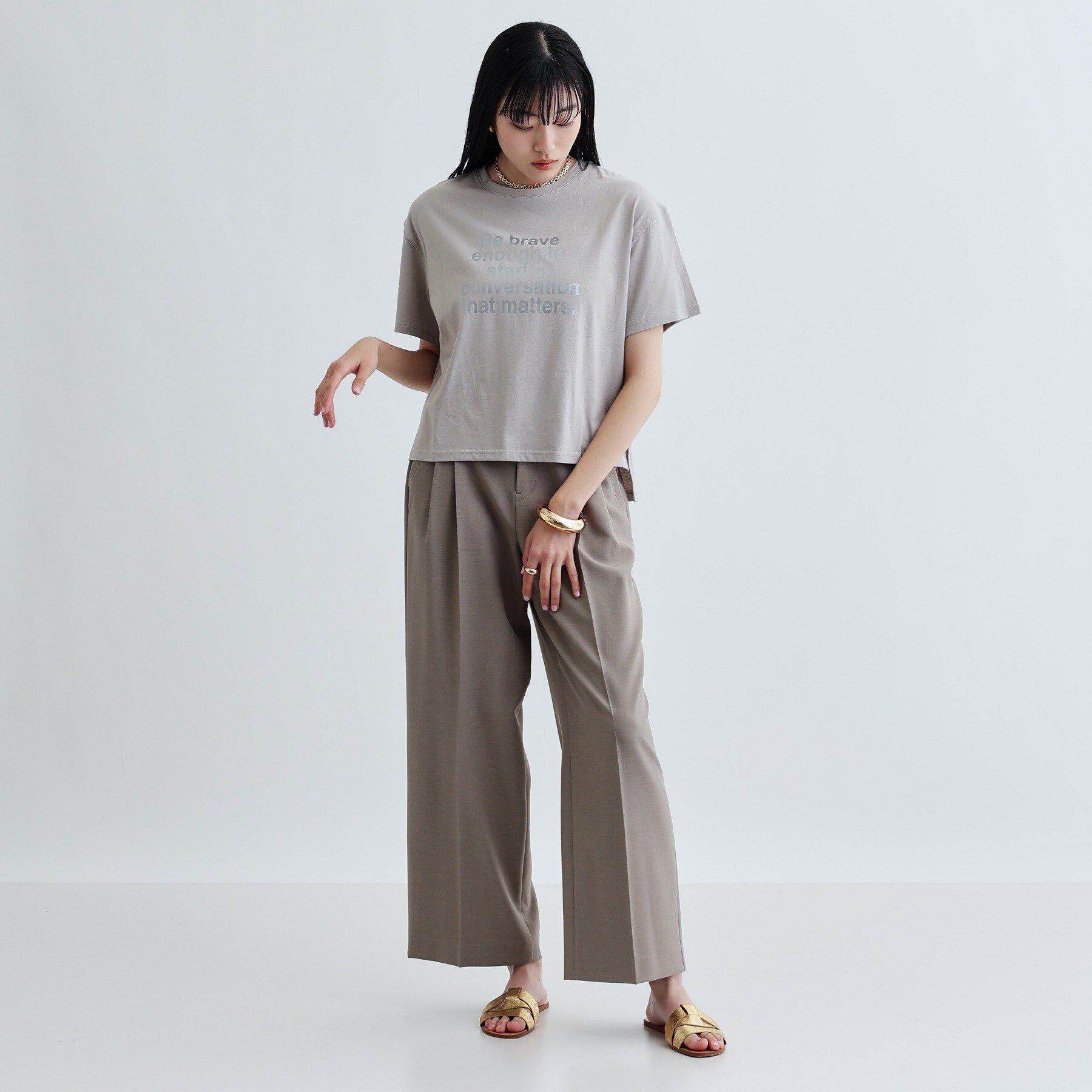 GALLEST「【再入荷】ボックスシルエットロゴTシャツ」|Tシャツ・カットソー|