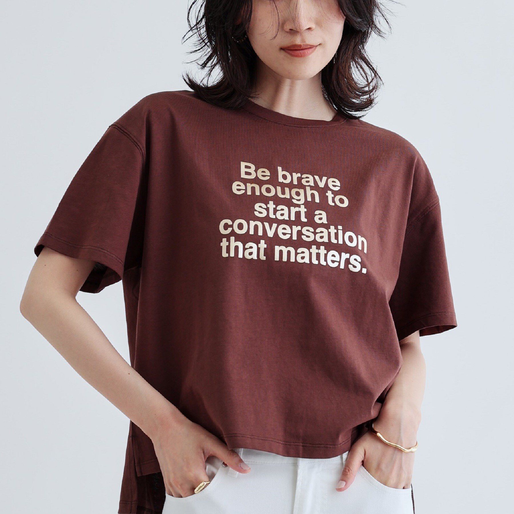 GALLEST「【再入荷】ボックスシルエットロゴTシャツ」|Tシャツ・カットソー|