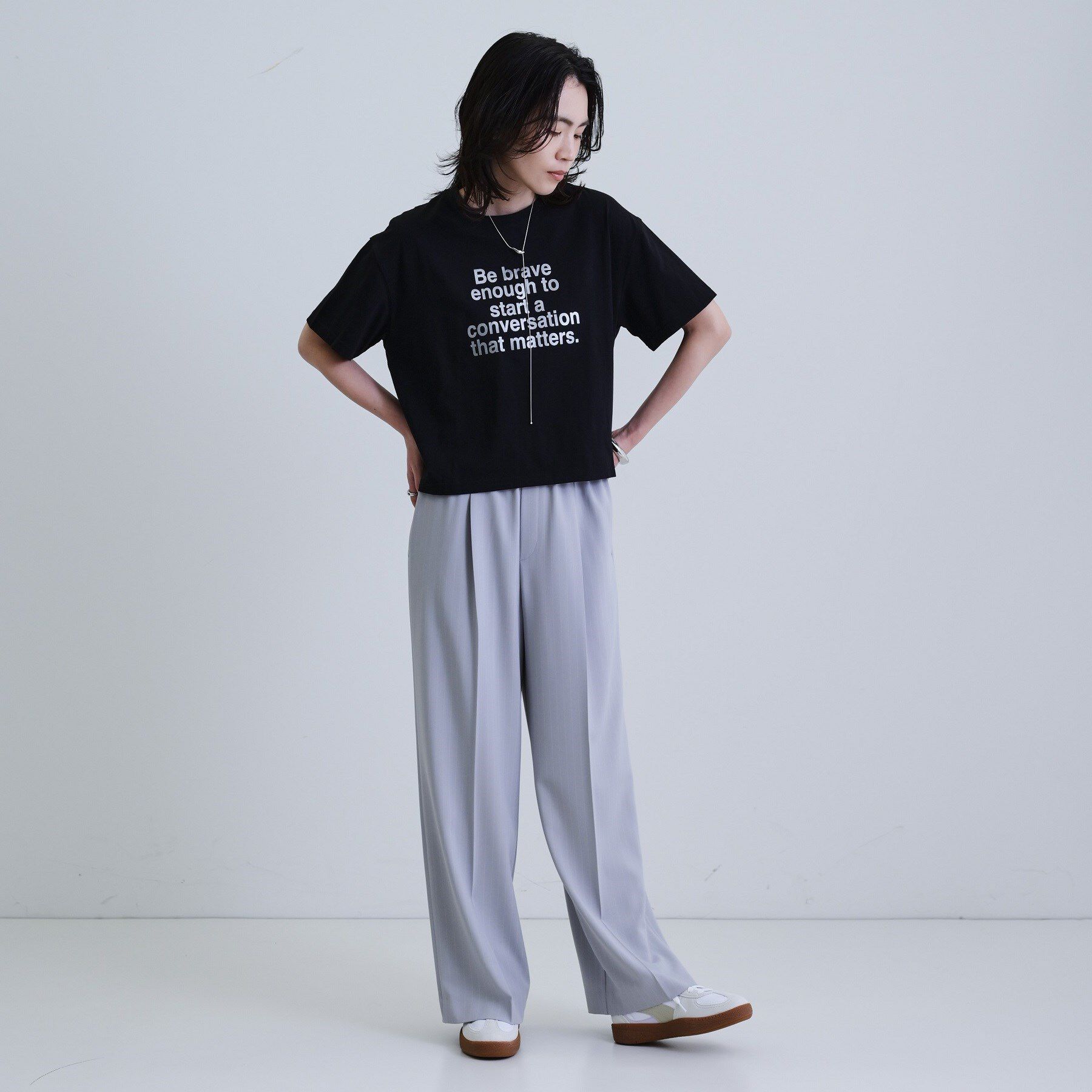 GALLEST「【再入荷】ボックスシルエットロゴTシャツ」|Tシャツ・カットソー|