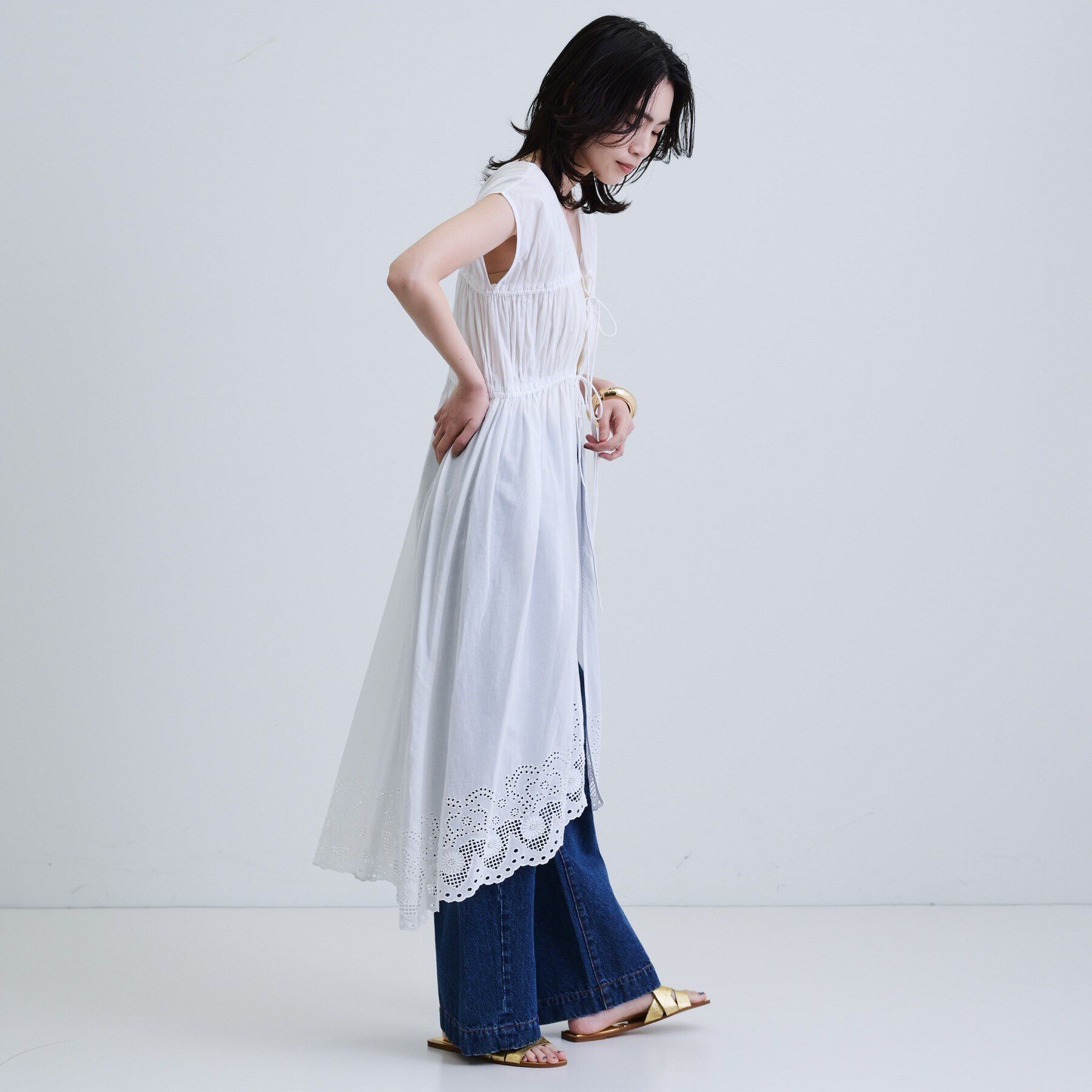 GALLEST「コットンレースワンピース」|ワンピース|