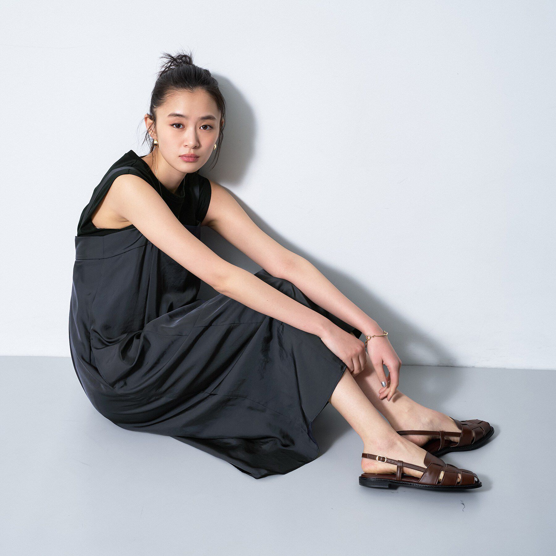 INDIVI「【洗える／UVケア】スリップワンピース」|ワンピース|