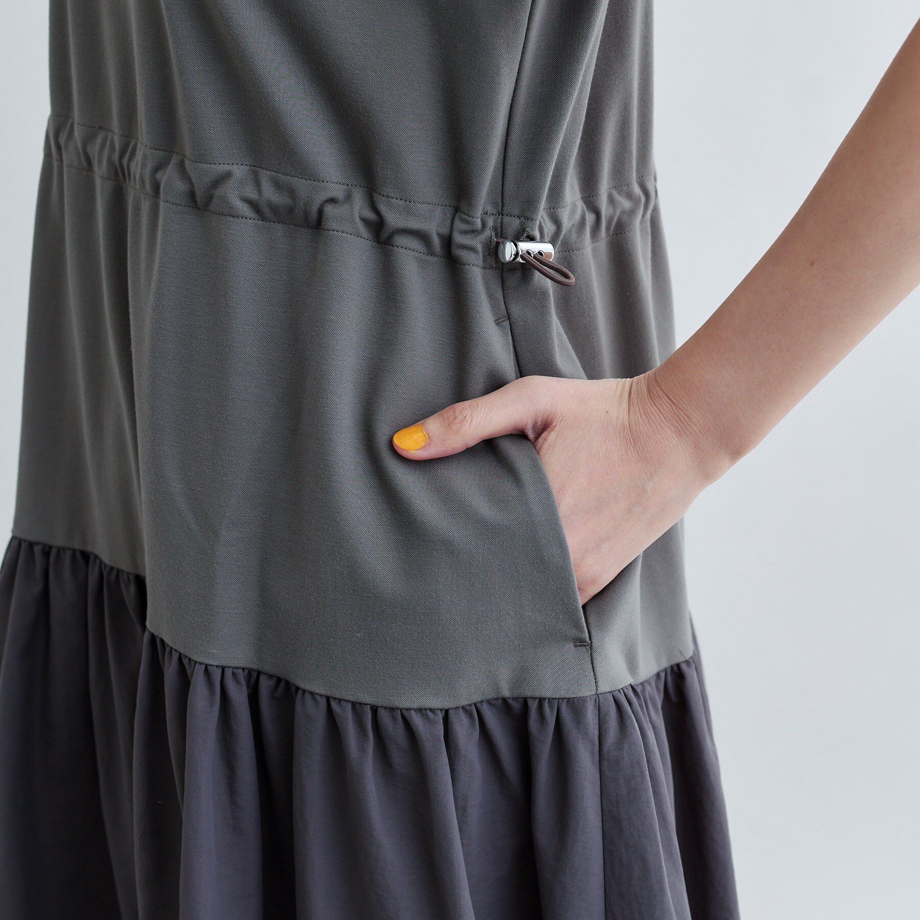 GALLEST「ロング丈ジャージワンピース」|ワンピース|