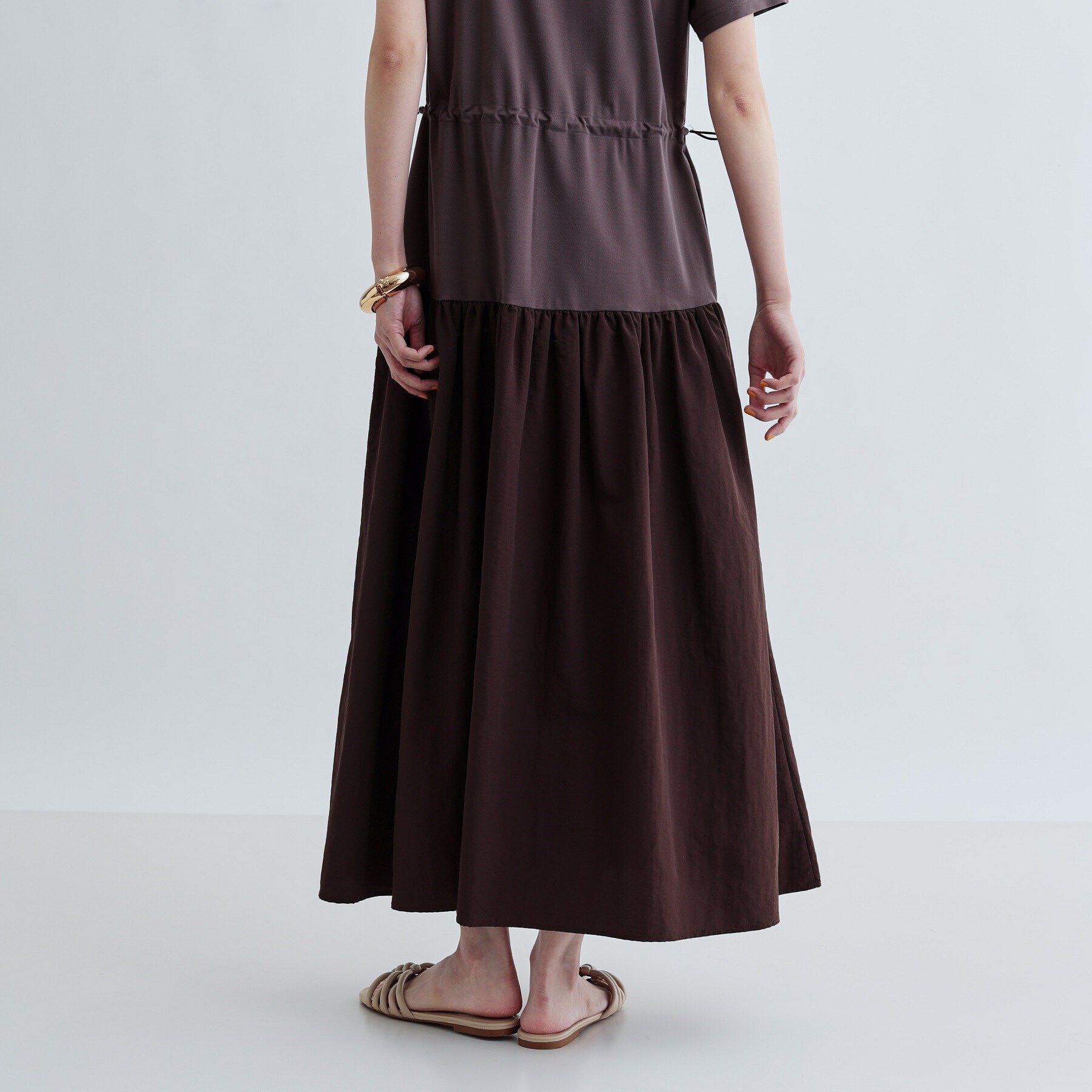 GALLEST「ロング丈ジャージワンピース」|ワンピース|