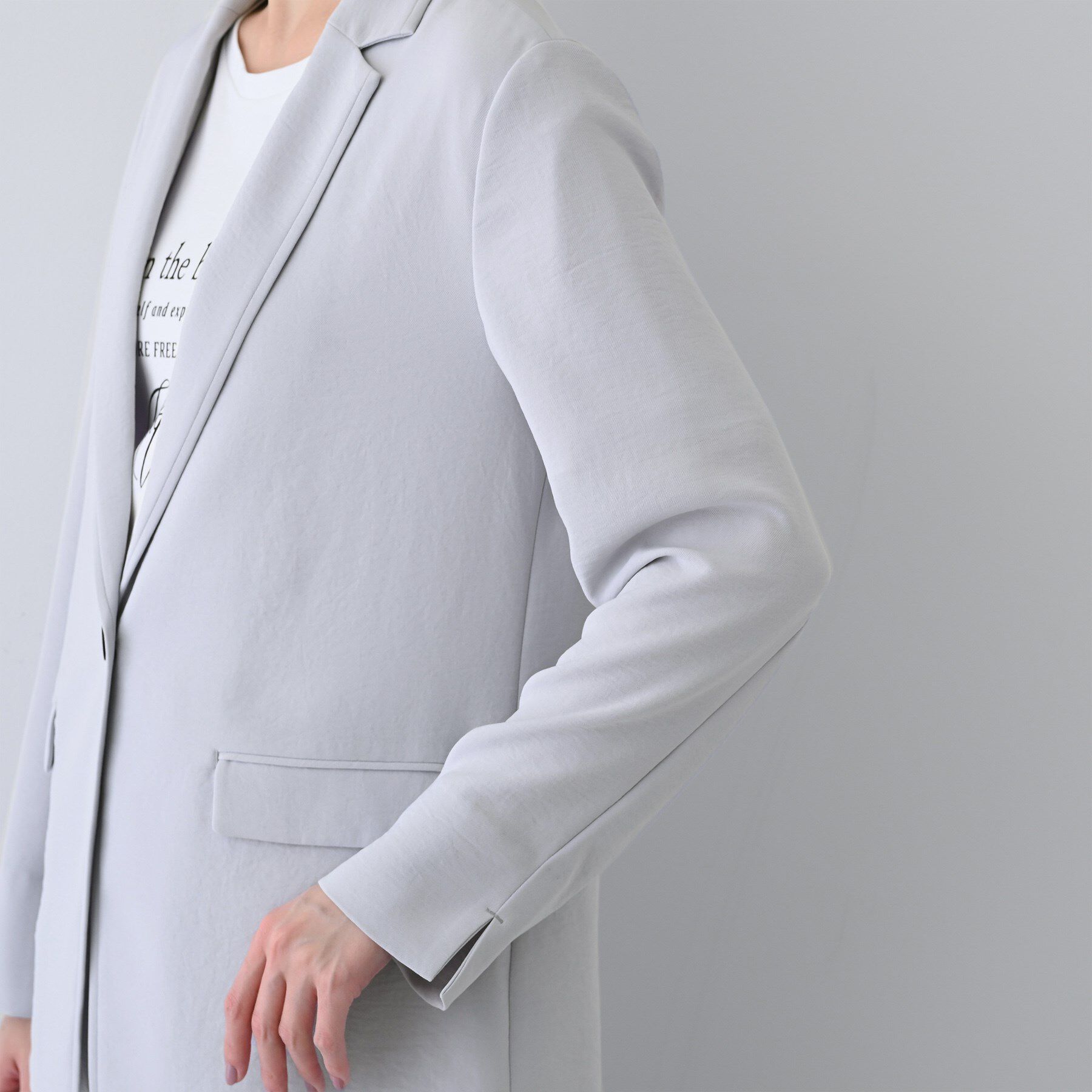 INDIVI「【着る日傘/遮熱/UVケア】ナローテーラードカラージャケット」|スーツ|