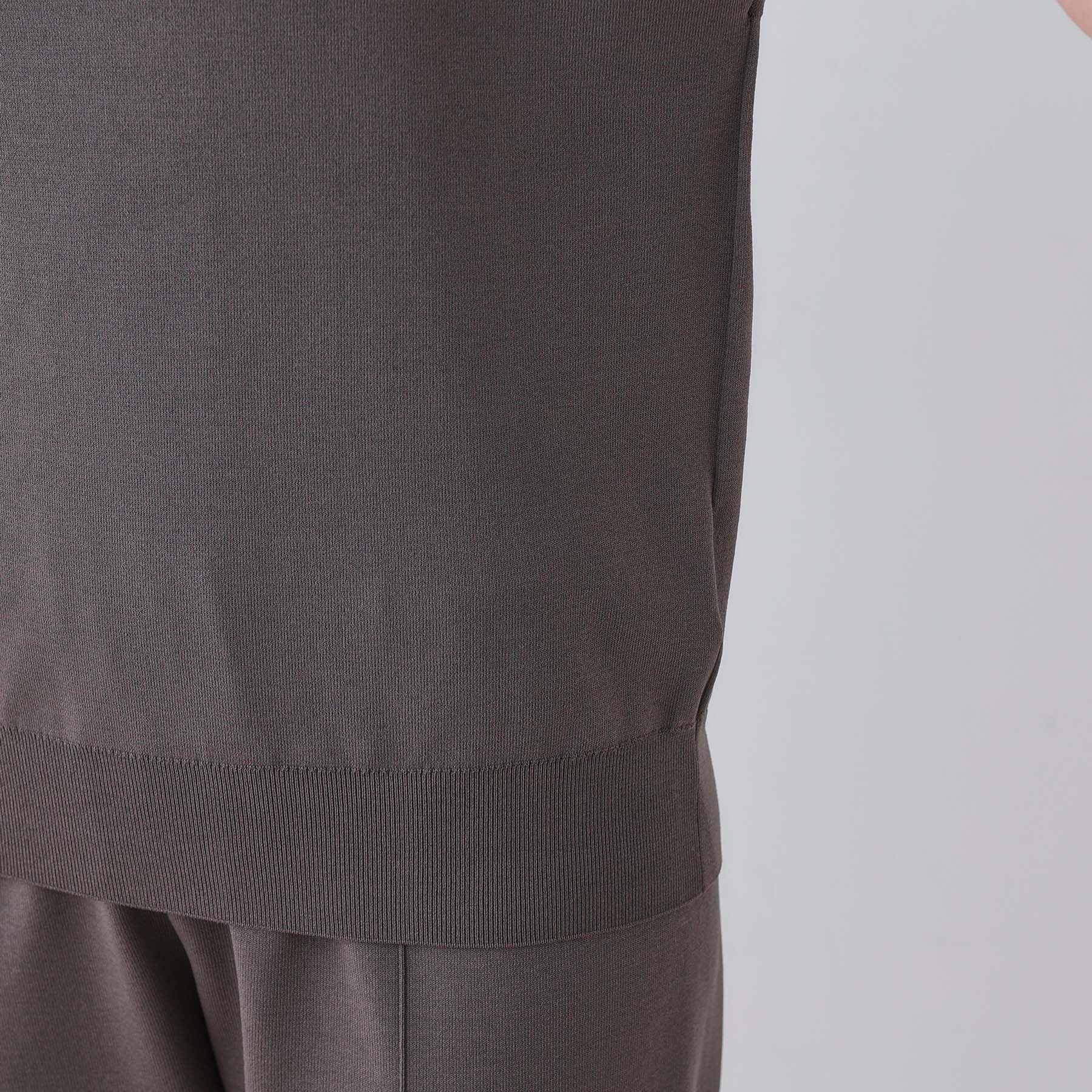 INDIVI「【洗える／SETUP可能】フレンチスリーブ イージーニット」|ニット・セーター|