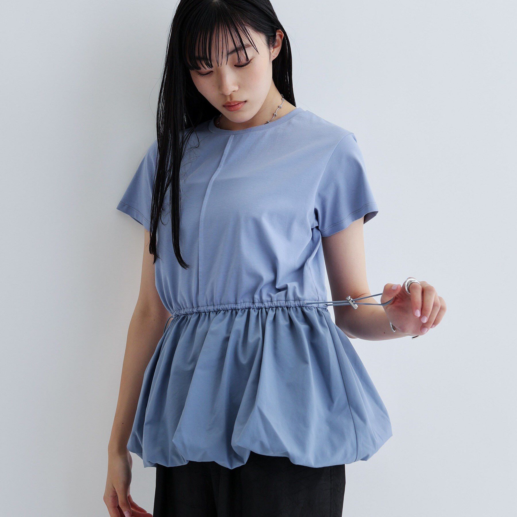 GALLEST「スピンドルペプラムカットソー」|Tシャツ・カットソー|