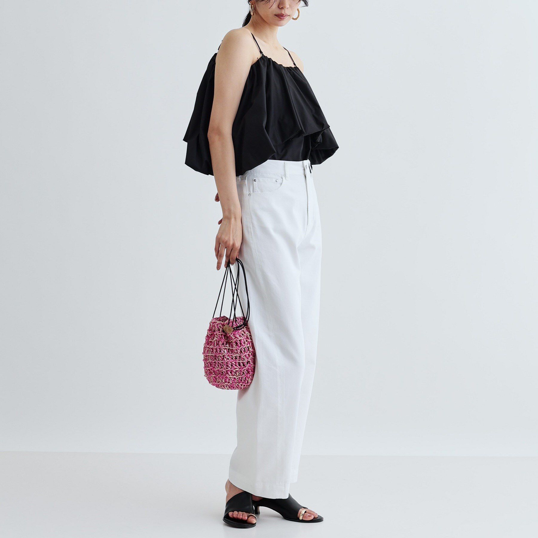 GALLEST「【The Bagmati】ABACA巾着バッグ」|ハンドバッグ|