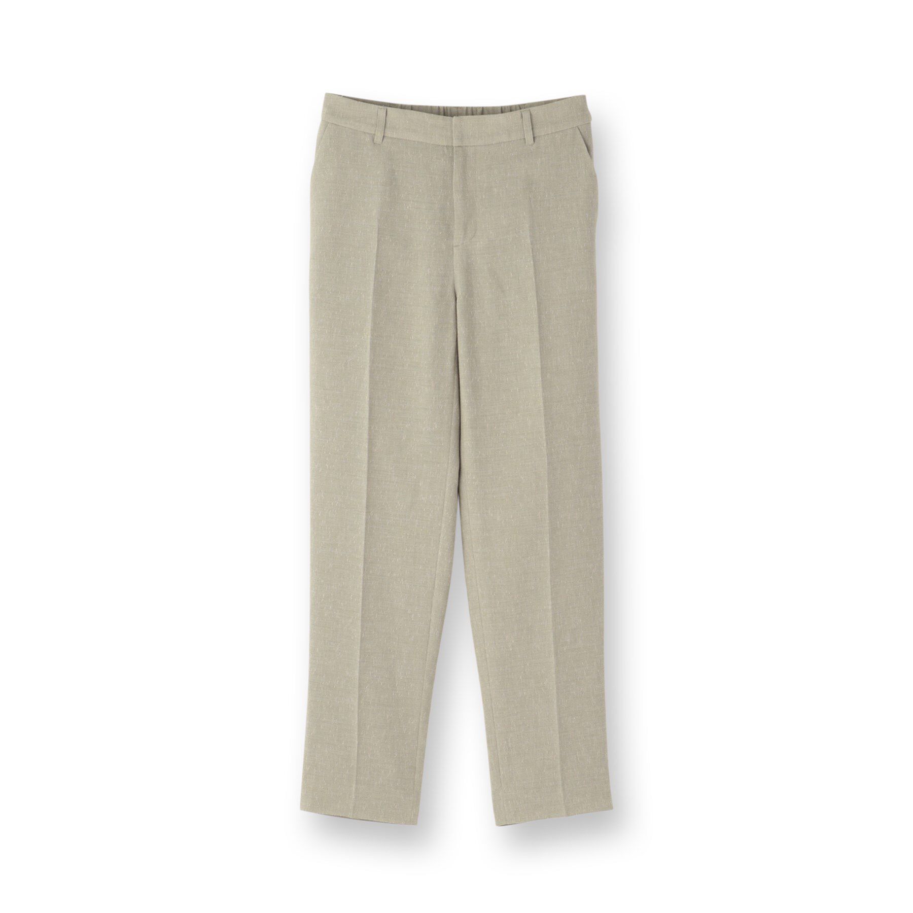 INDIVI「【日本製】リネンライクテーパードパンツ」|その他|