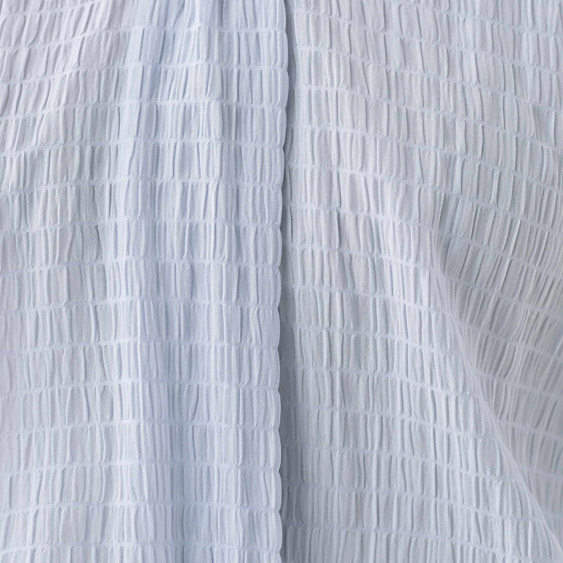 INDIVI「【洗える／シャーリング素材】ボリューム袖エアリーブラウス」|シャツ・ブラウス|