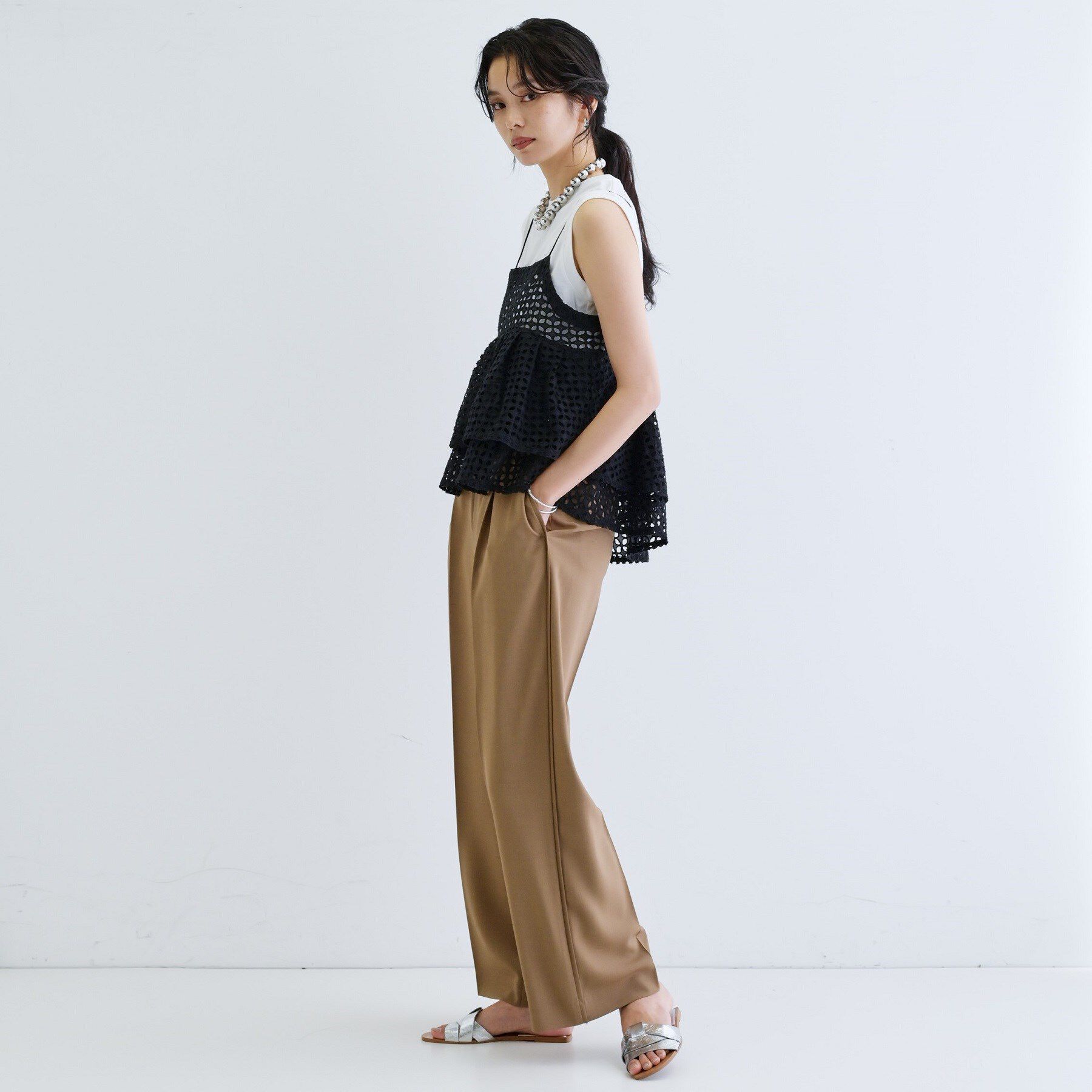 GALLEST「ティアードキャミSETカットソー」|Tシャツ・カットソー|