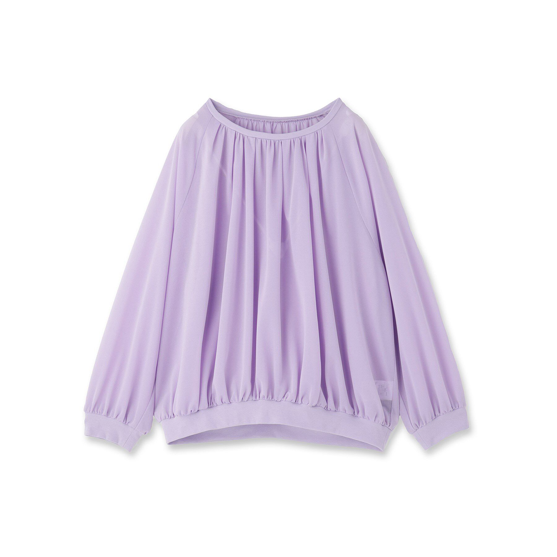 INDIVI「【体型カバー／マシンウォッシュ対応】シアージャージトップス」|Tシャツ・カットソー|