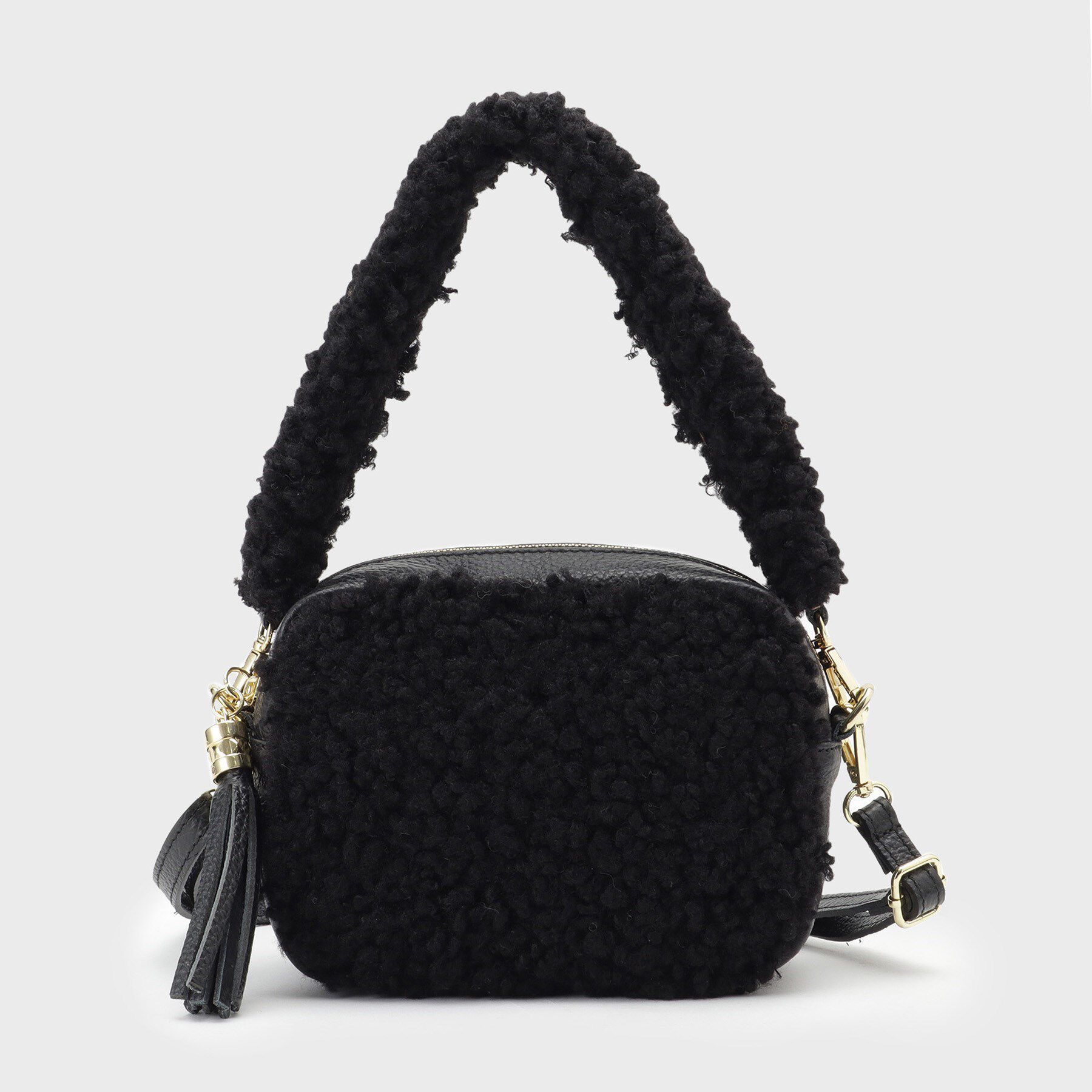 GALLEST「【MILLELA FIRENZE】プードルファーボックスバッグ」|ハンドバッグ|