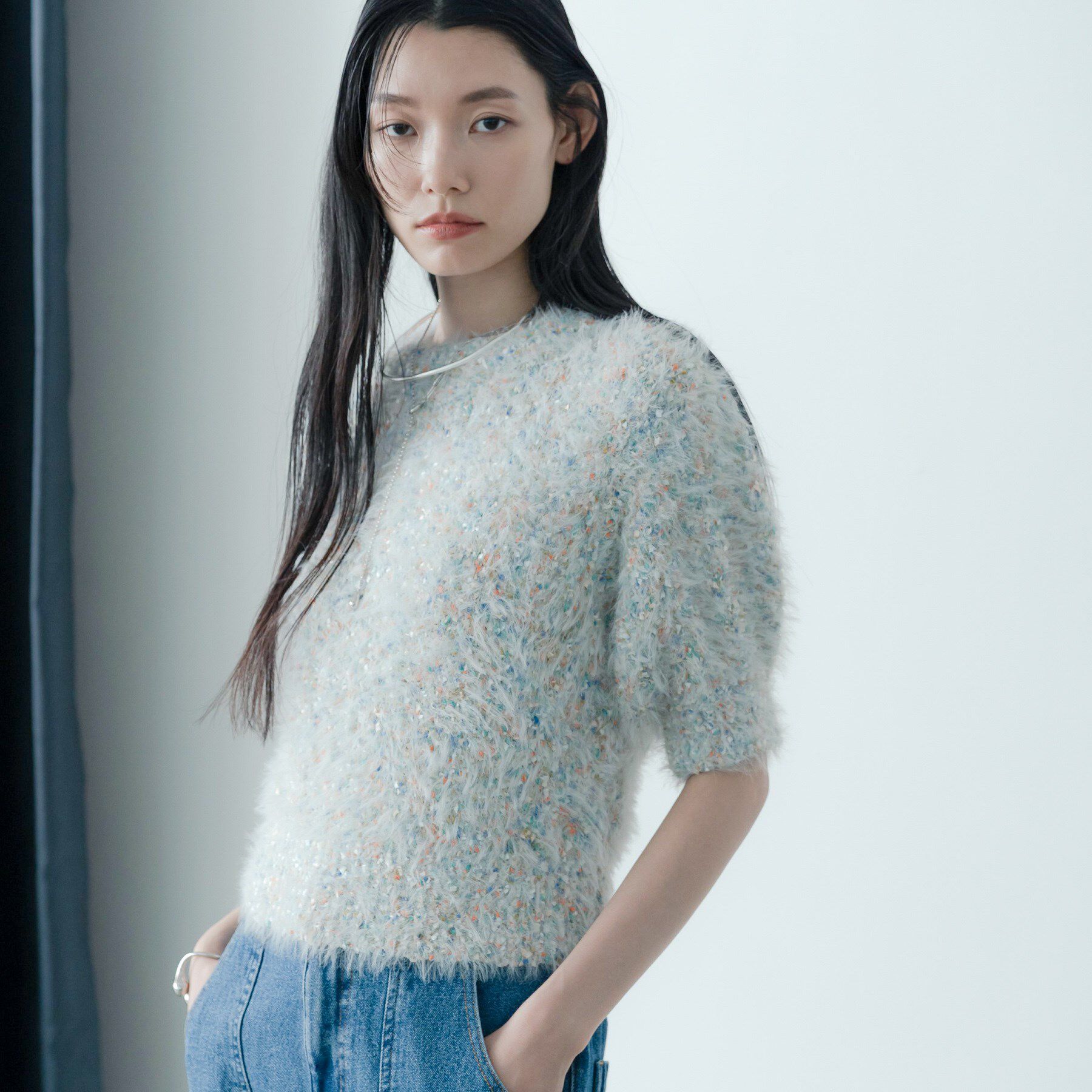 GALLEST「カラーネップニット」|ニット・セーター|