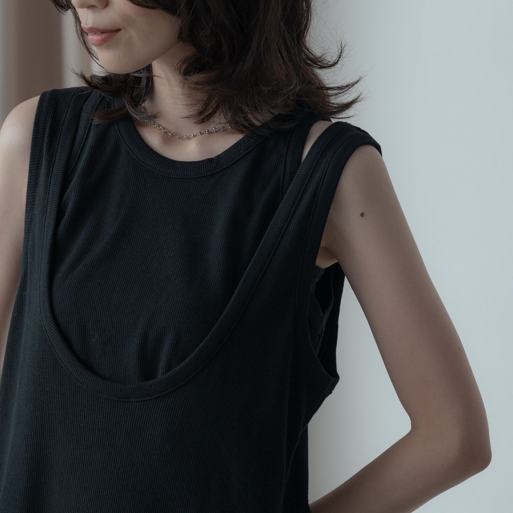 GALLEST「タンクトップレイヤードワンピース」|ワンピース|